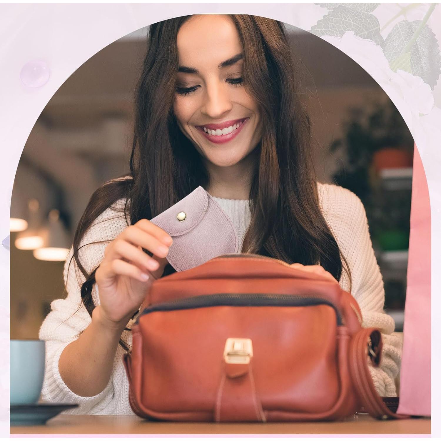 Bolsas de Joyas de Terciopelo uxcell - 8 Pcs 7.5x11.5cm Negro