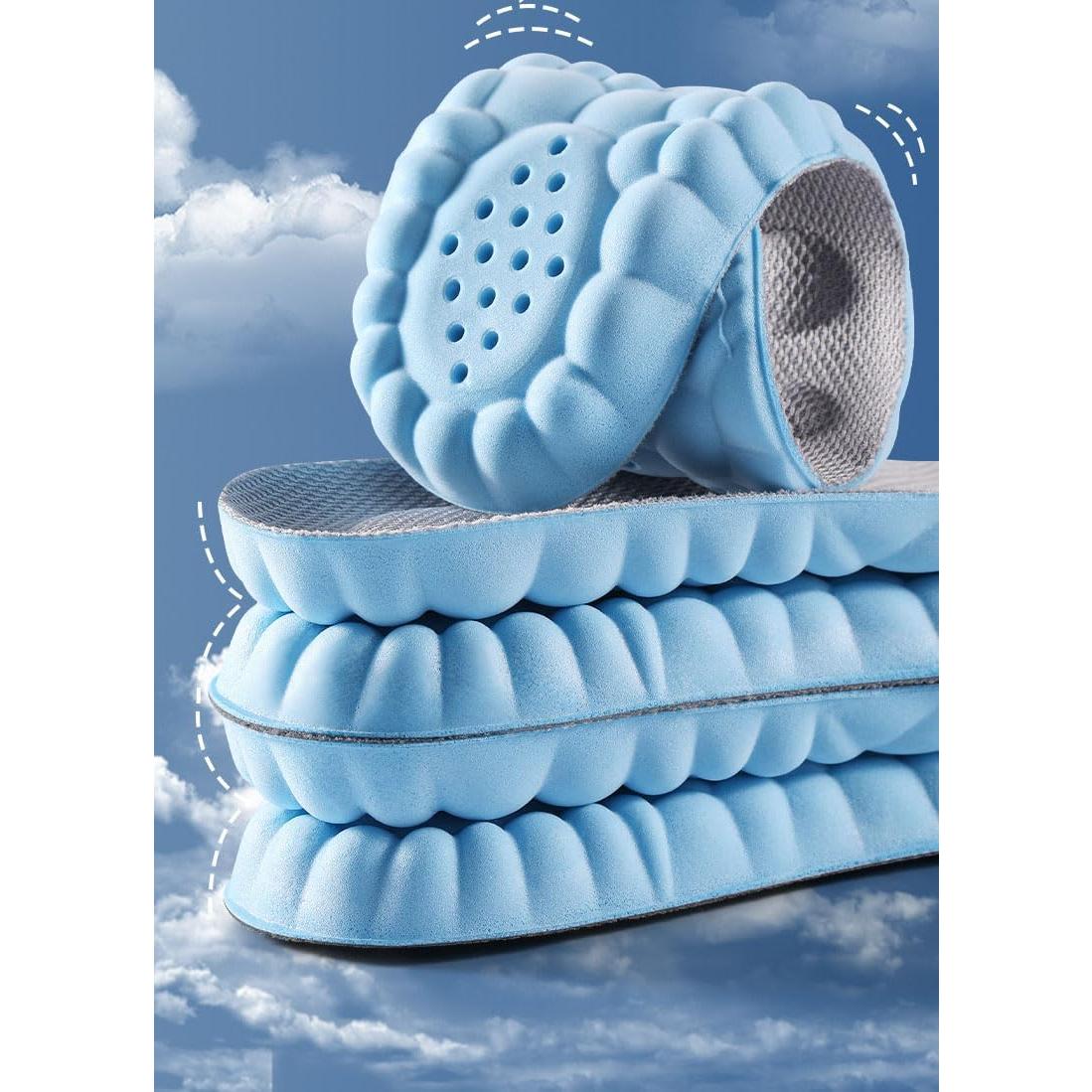 Plantillas de Comodidad 4D Nublada - Unisex, Suave y Transpirable