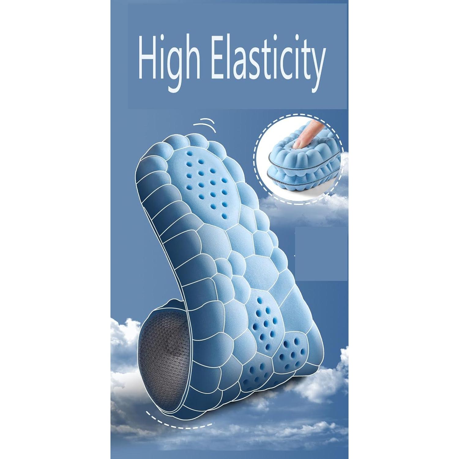 Plantillas de Comodidad 4D Nublada - Unisex, Suave y Transpirable