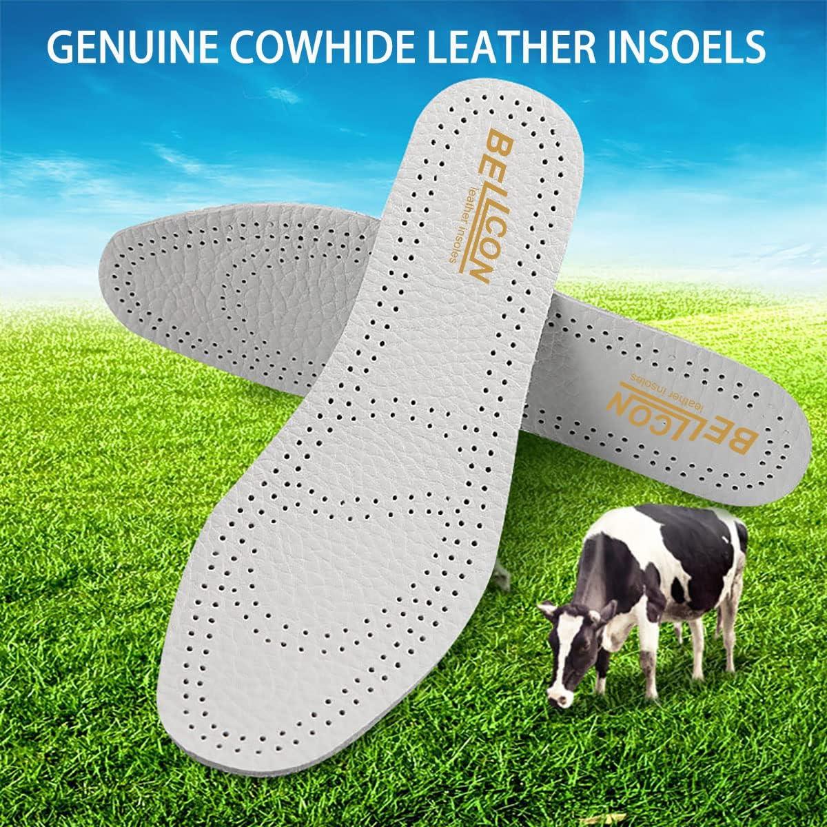 Plantillas de Cuero Bellcon Antideslizantes 3 Pares Mujeres 35-36