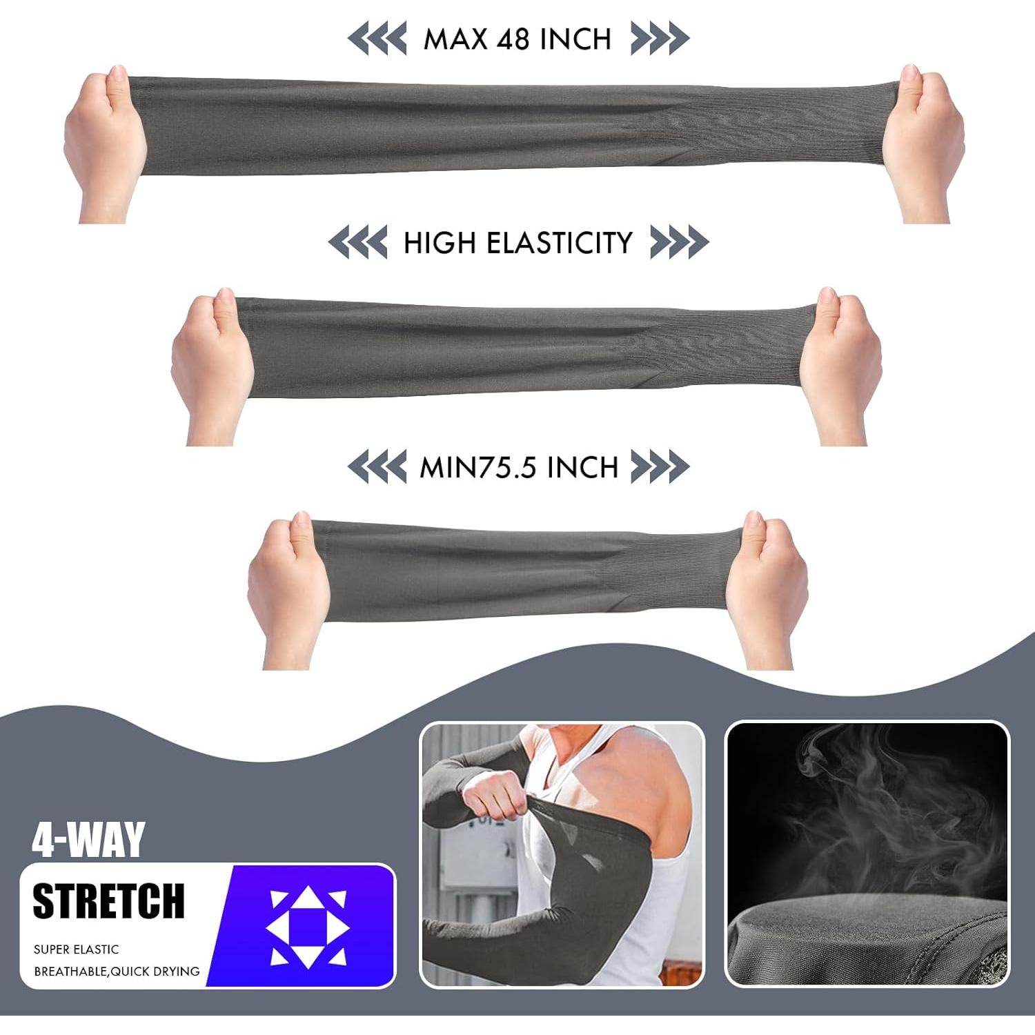 Mangas de Compresión UV Leuceiy para Hombres y Mujeres