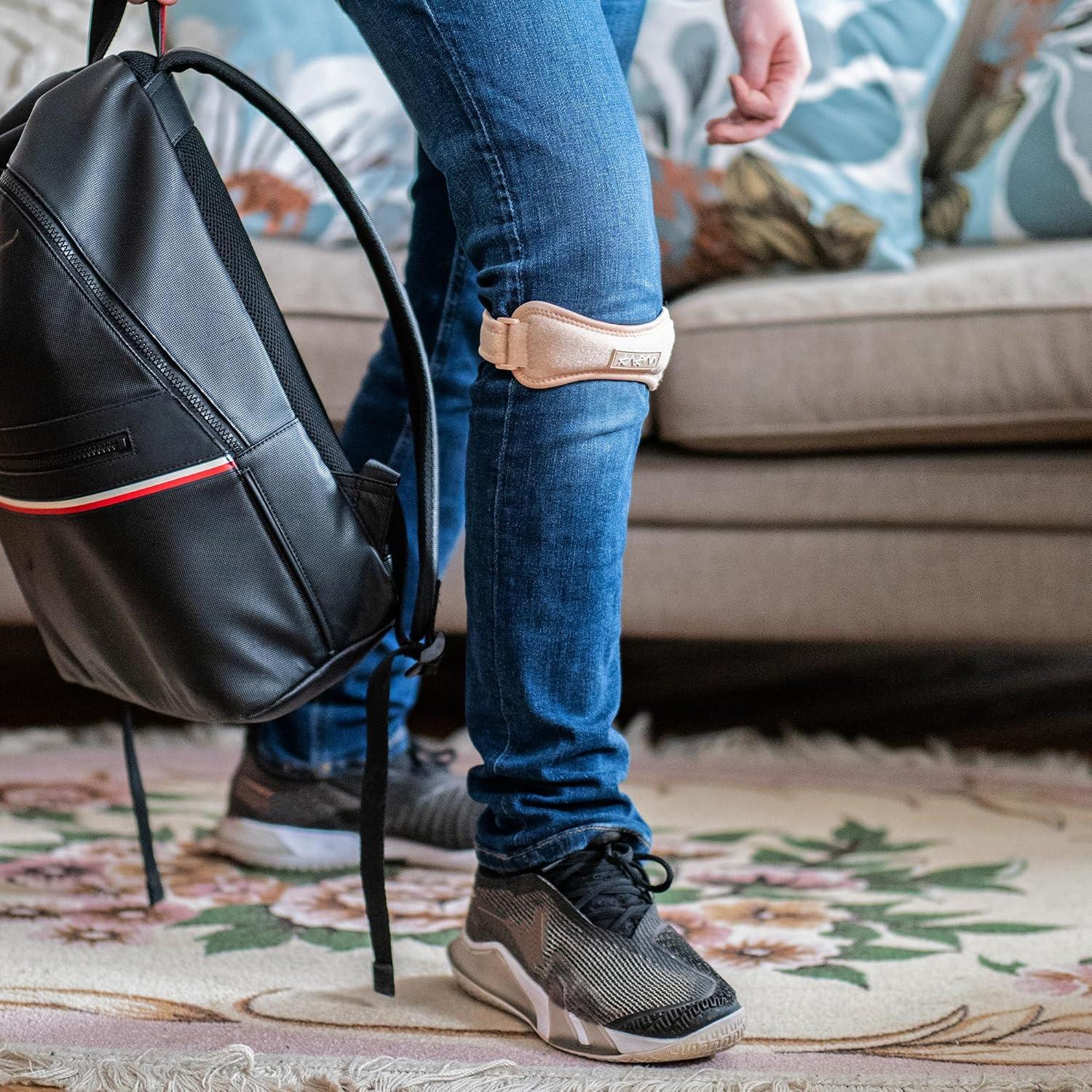 Faja de Rodilla KARM para Niños - Soporte Patelar Beige