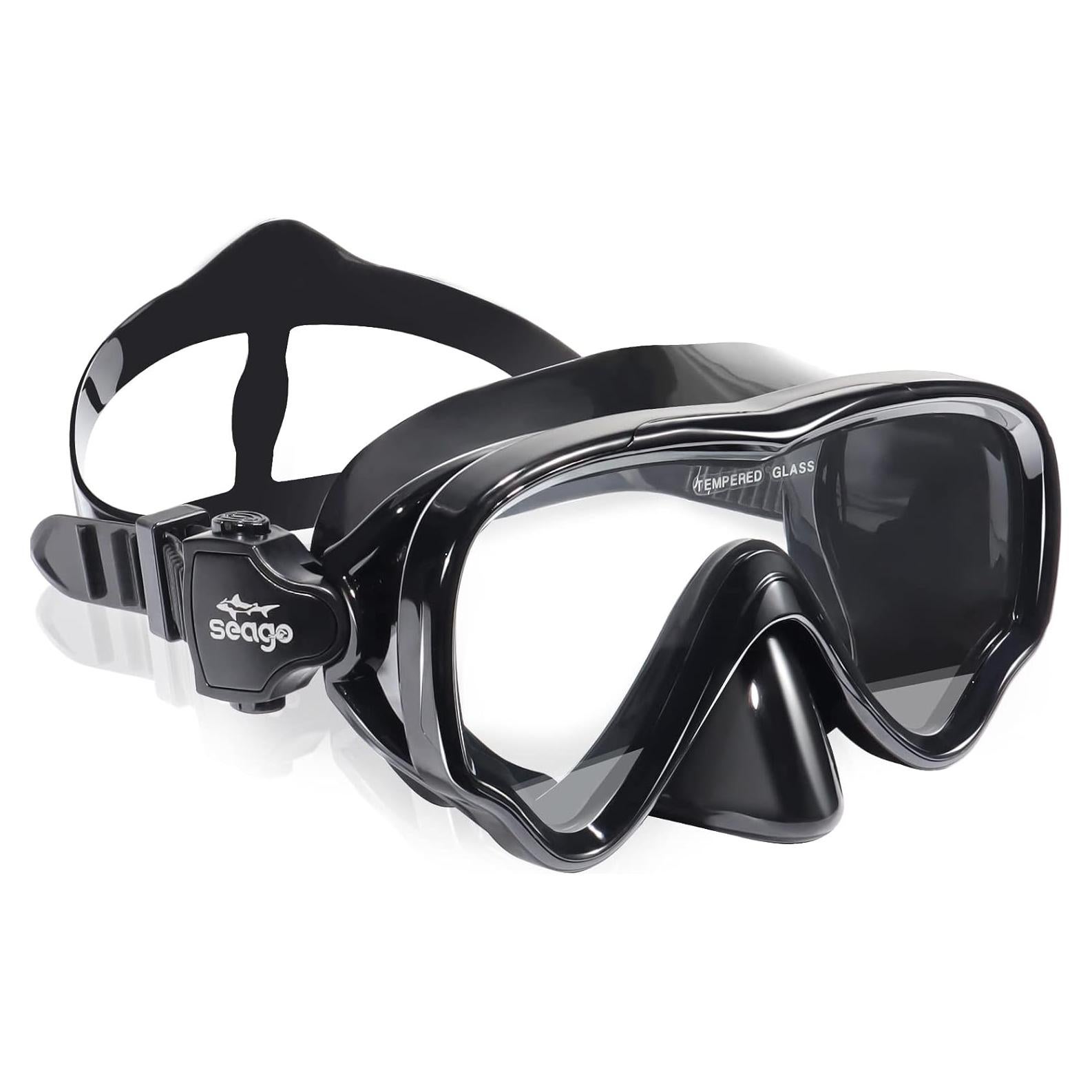 Máscara de Buceo Seago para Niños 5-15 Años Antivaho 180°