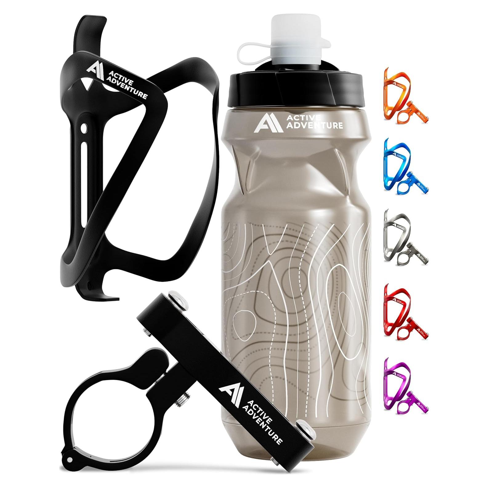Soporte para Botella de Agua Active Adventure + Botella 591 ml
