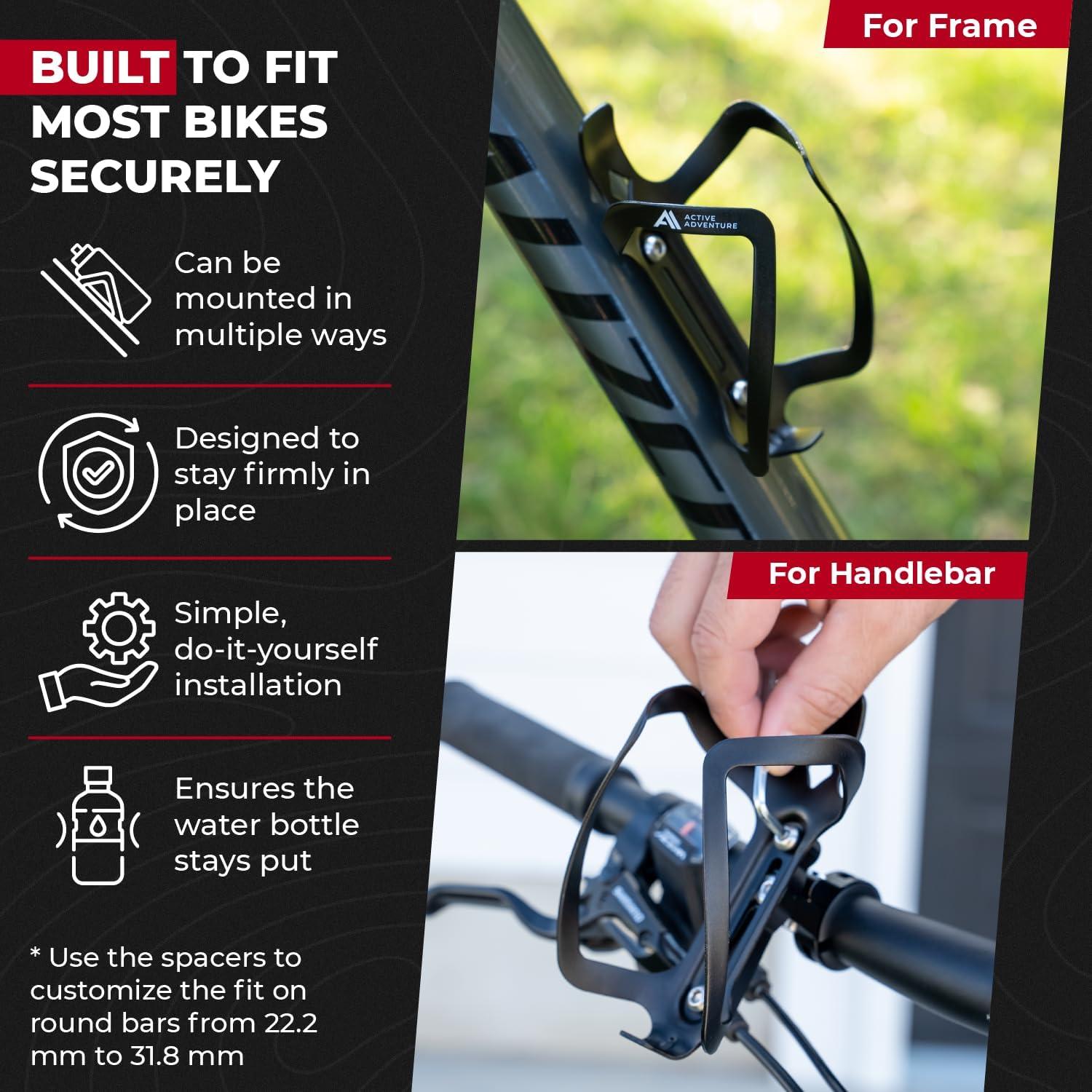 Soporte para Botella de Agua Active Adventure + Botella 591 ml
