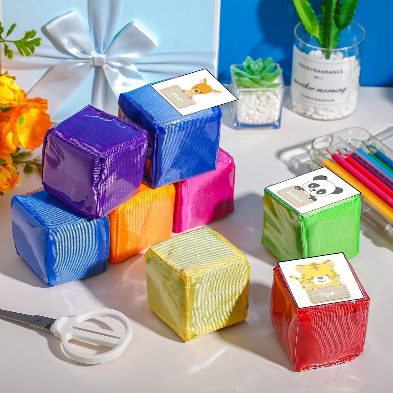 Dados de Espuma Educativos Yilloog 16 Pcs 8 cm Color Sólido