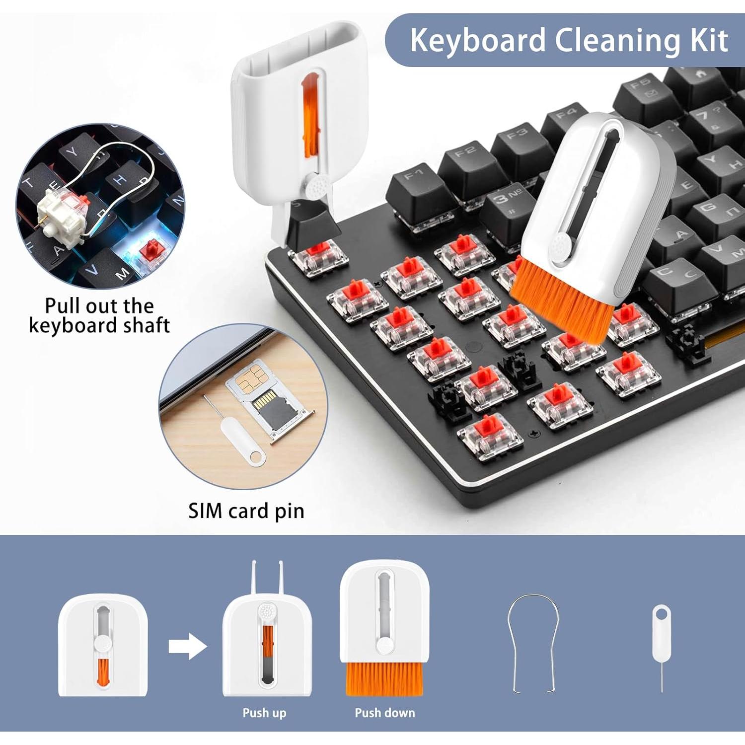 Cepillo de Limpieza Multifuncional 9 en 1 Genérico Negro