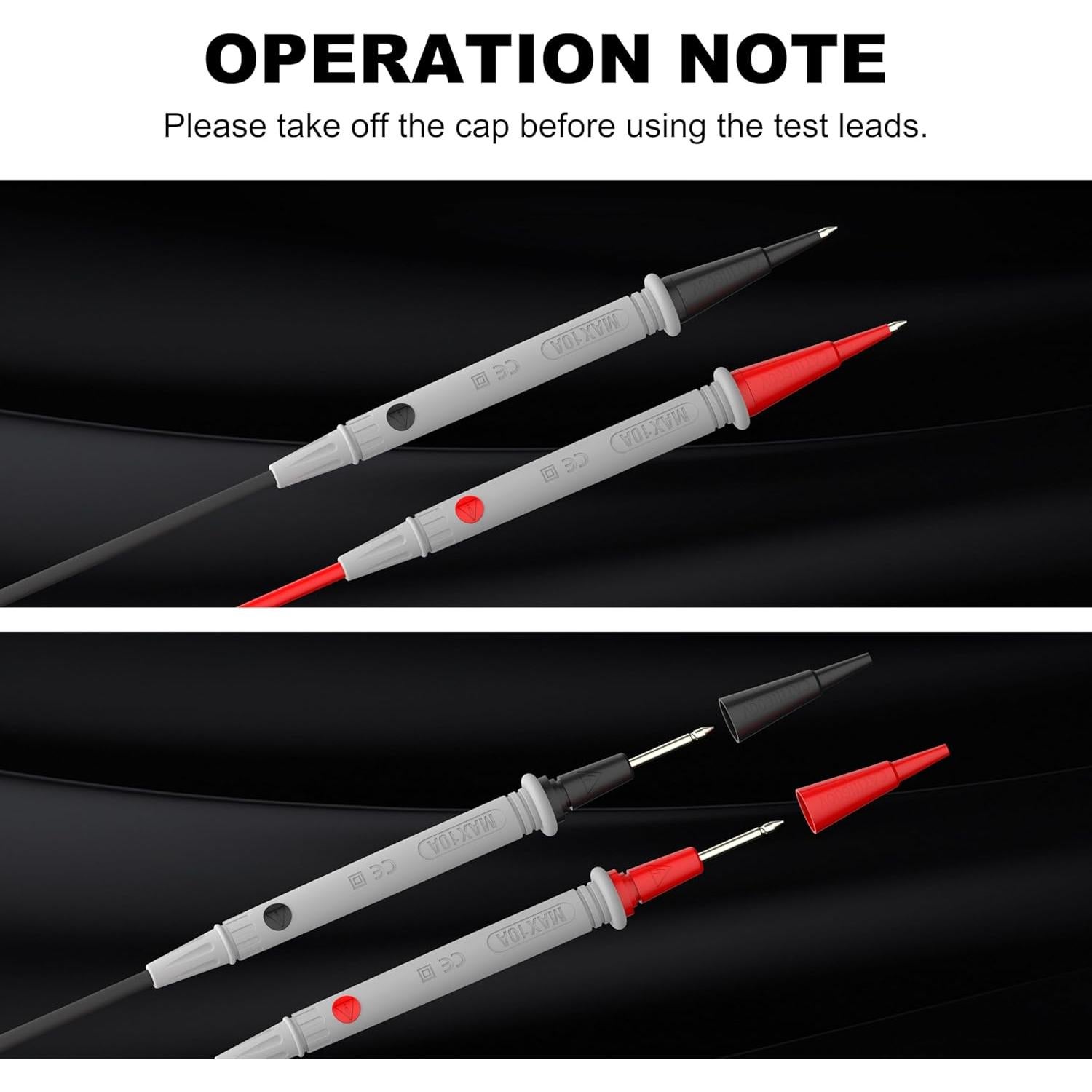 Multímetro Digital Mastfuyi FY106A, True RMS 4000, LCD Retroiluminado