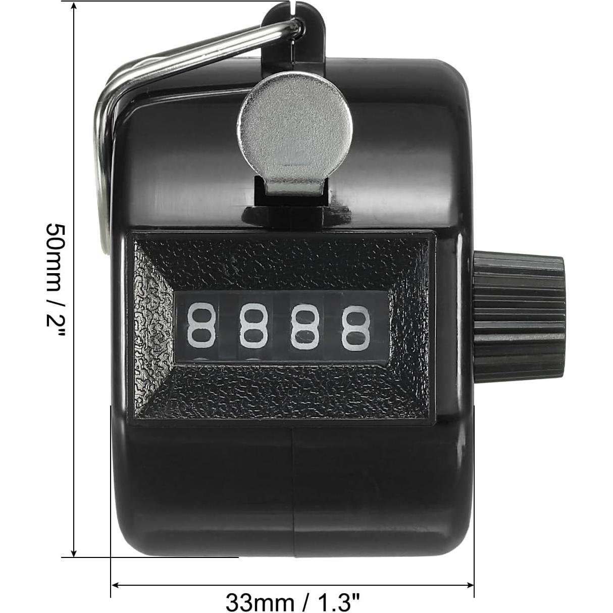 Contador de Clicks PATIKIL Mecánico Portátil 9999 Círculos