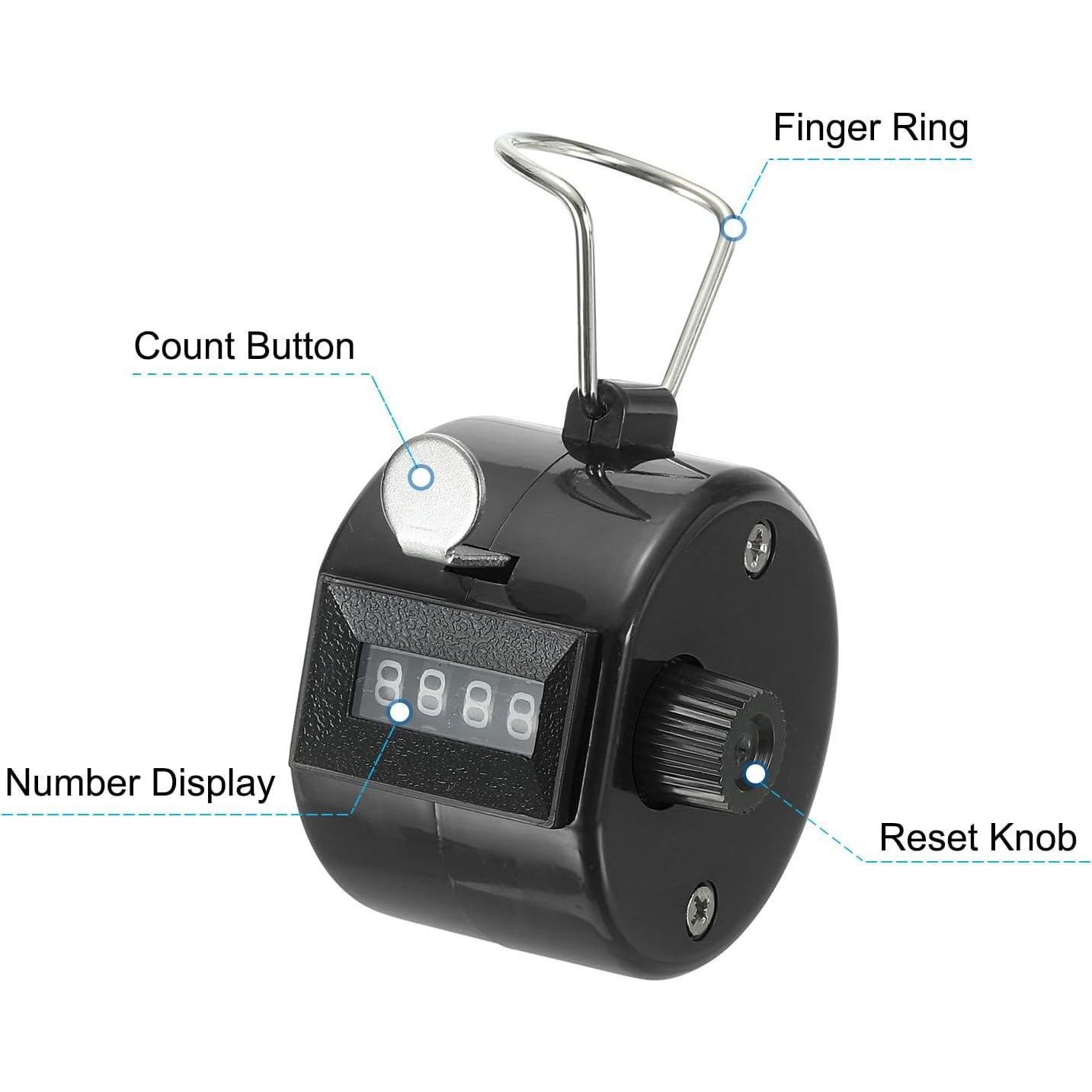 Contador de Clicks PATIKIL Mecánico Portátil 9999 Círculos