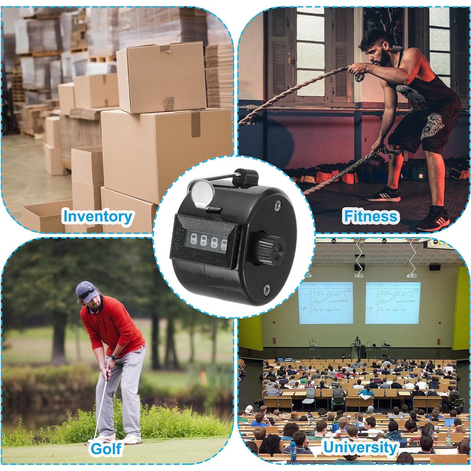 Contador de Clicks PATIKIL Mecánico Portátil 9999 Círculos