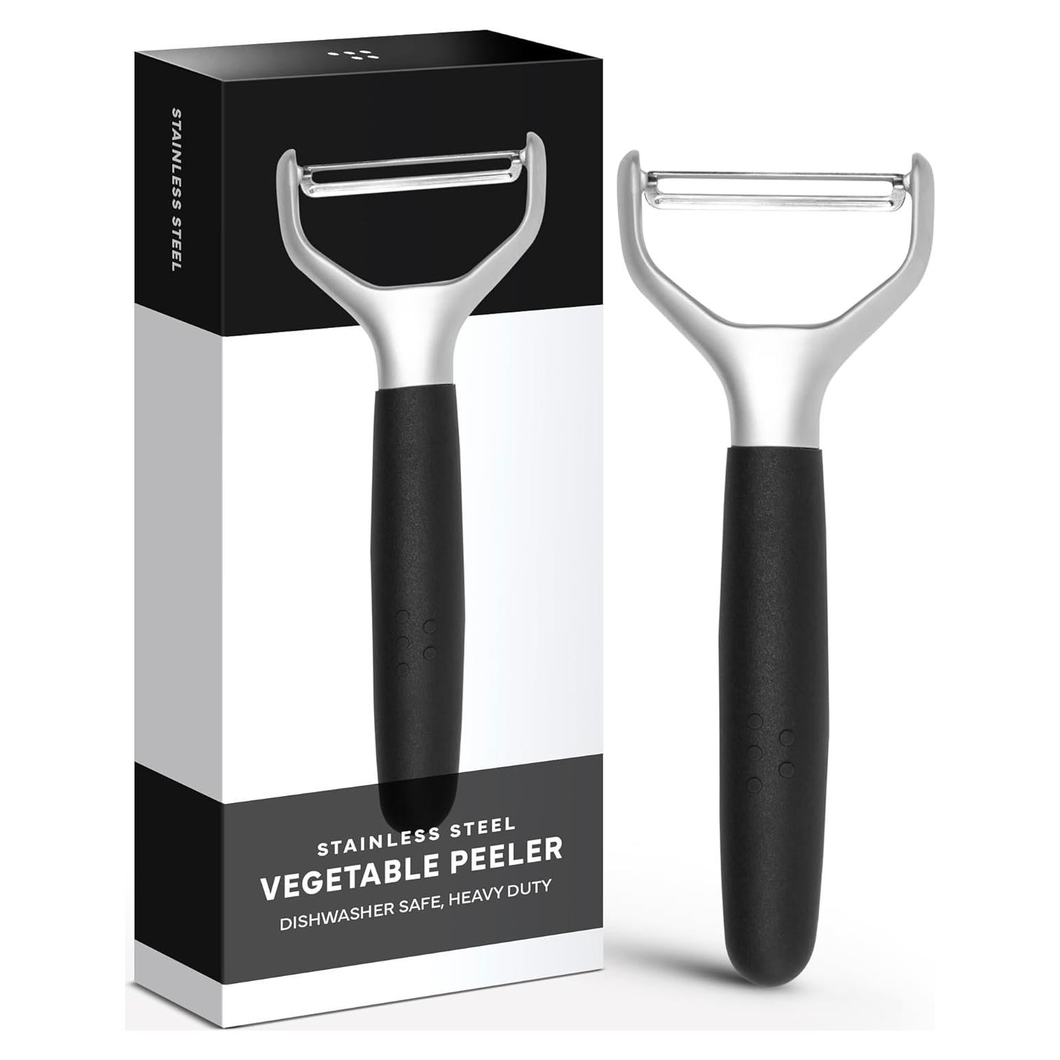 Pelador de Verduras Misen de Acero Inoxidable - Ergonomico y Fácil de Limpiar