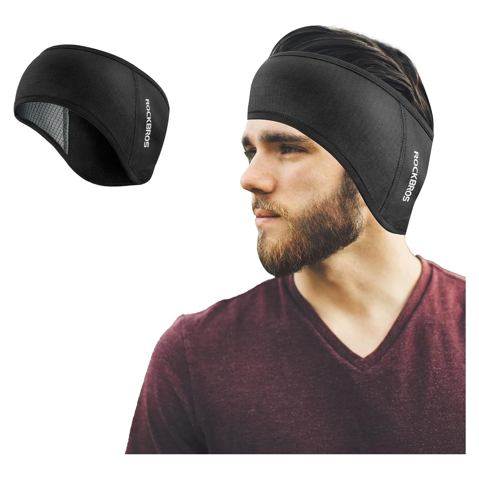 Calentadores de Oídos ROCKBROS Forro Polar Negro Unisex