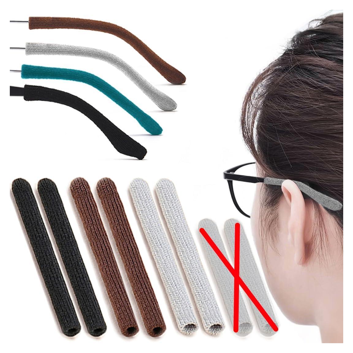 3 Pares Sujetadores de Gafas IYOOH Antideslizantes Algodón