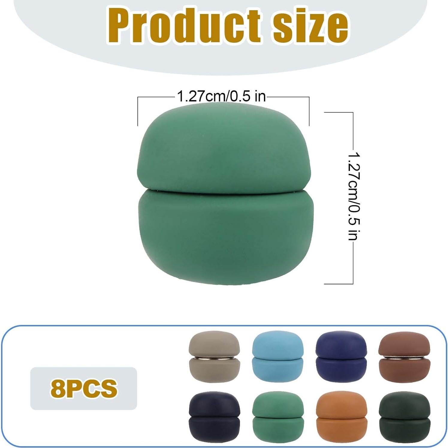 8 Pines Magnéticos para Hijab XIHIRCD, Sin Agujas, Color B