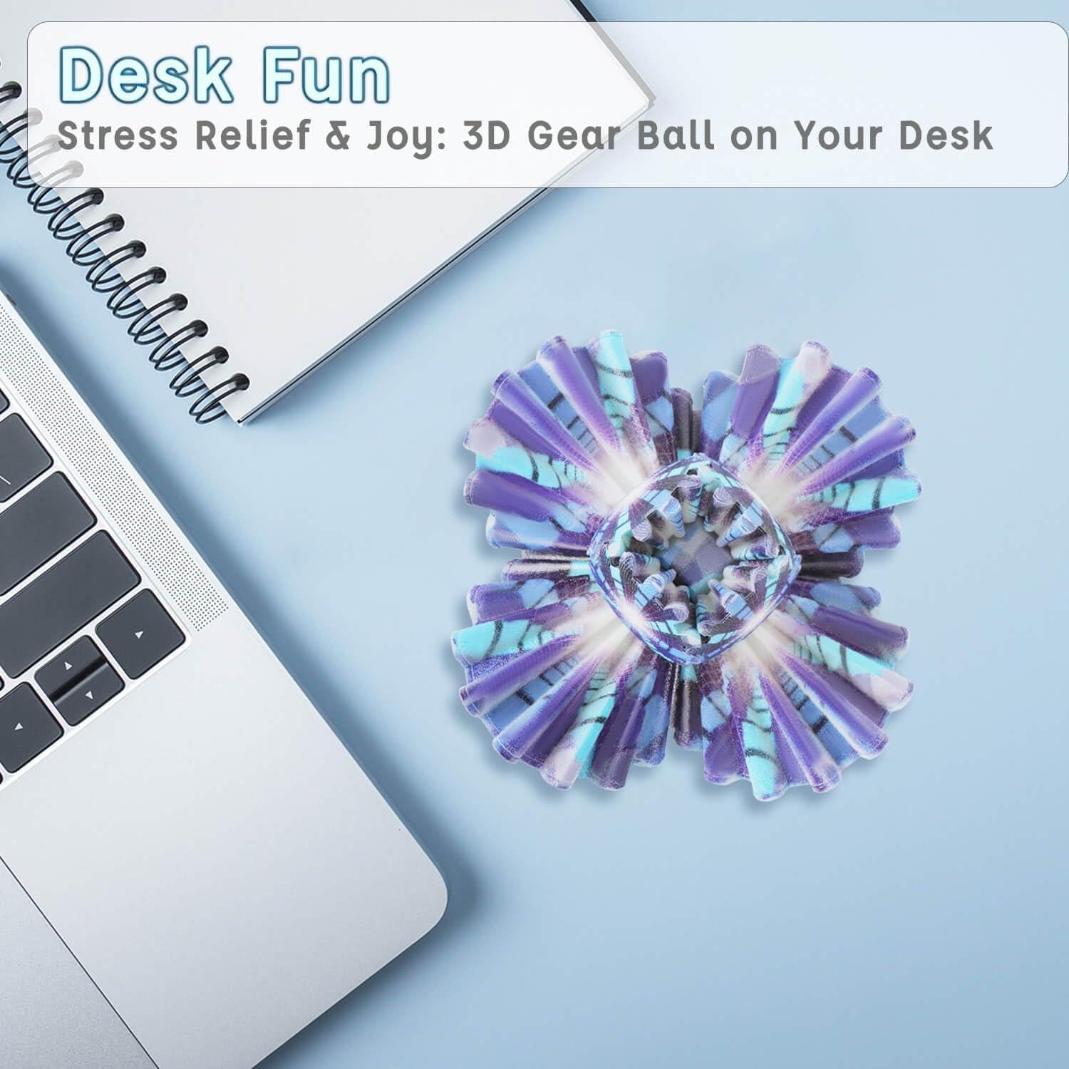 Pelota de Engranaje Antiestrés HLXY 5cm para Niños y Adultos