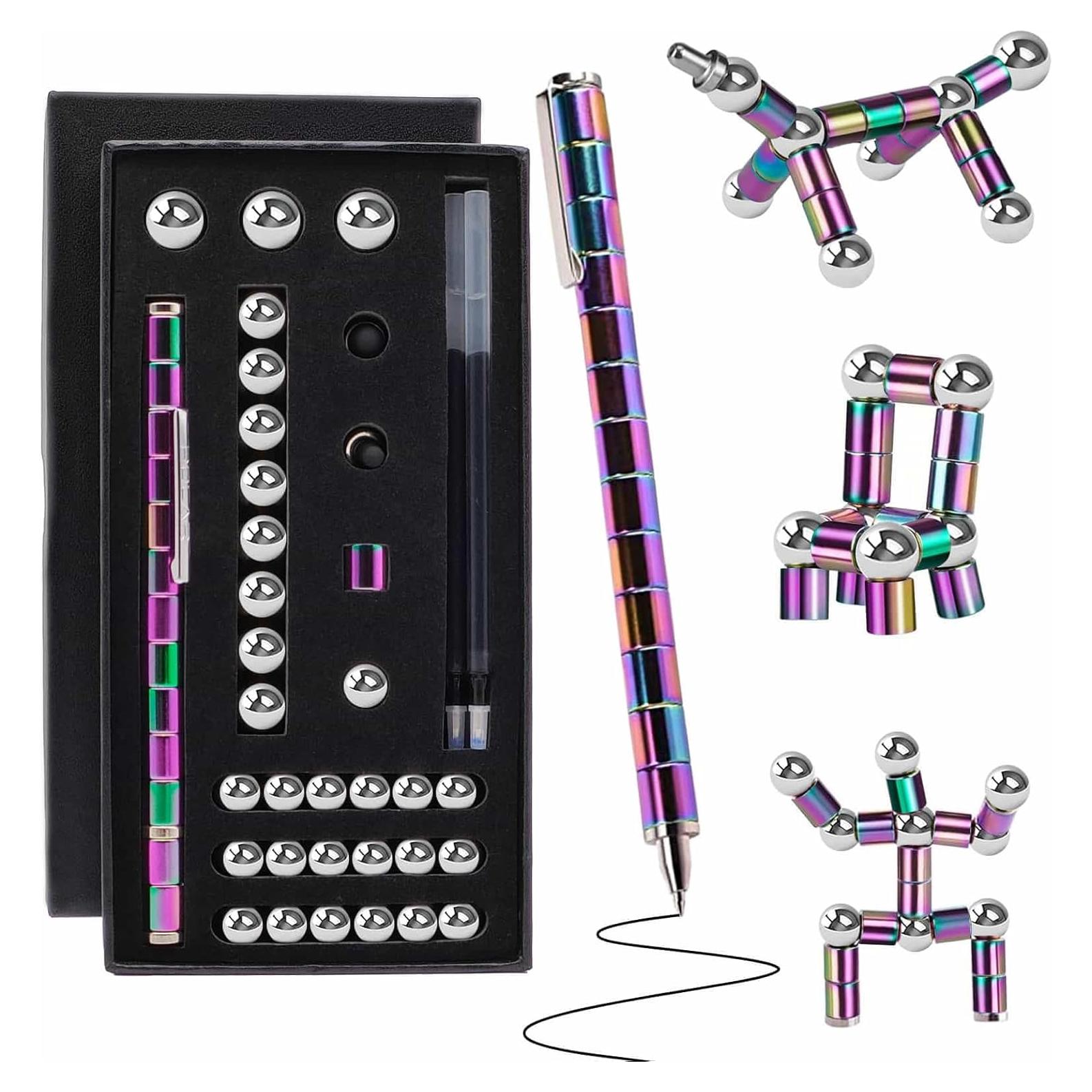 Bolígrafo Fidget Magnético YYMHMF 18cm para Niños y Adolescentes