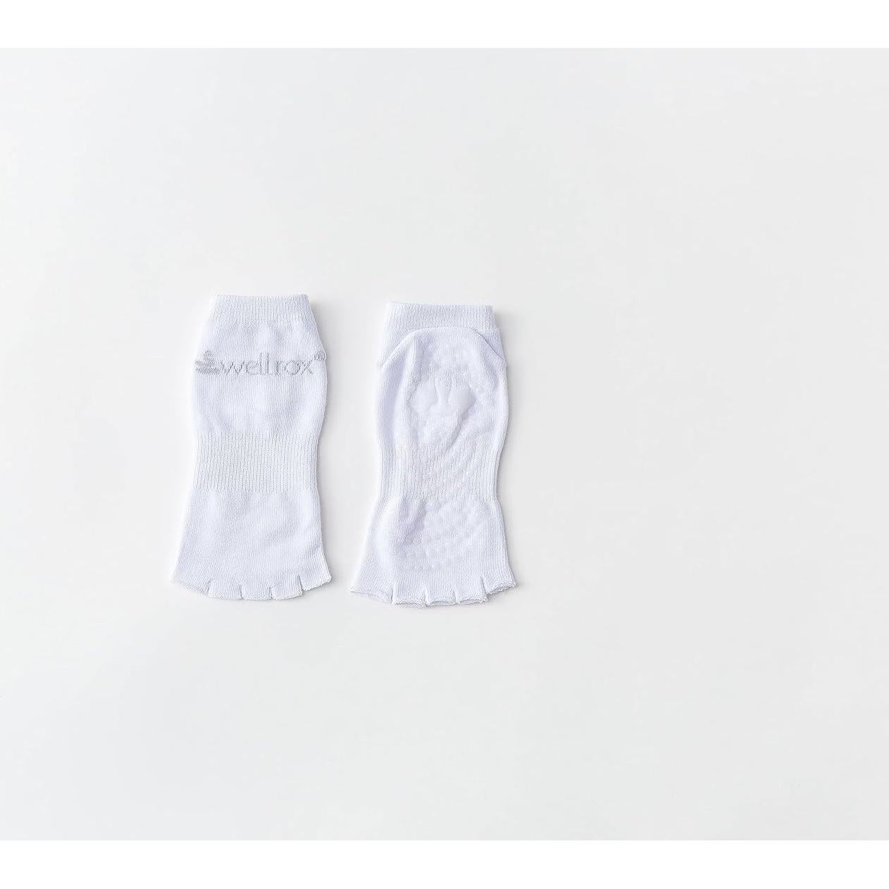 Calcetines de Yoga Sin Dedos Wellrox Unisex Antideslizantes