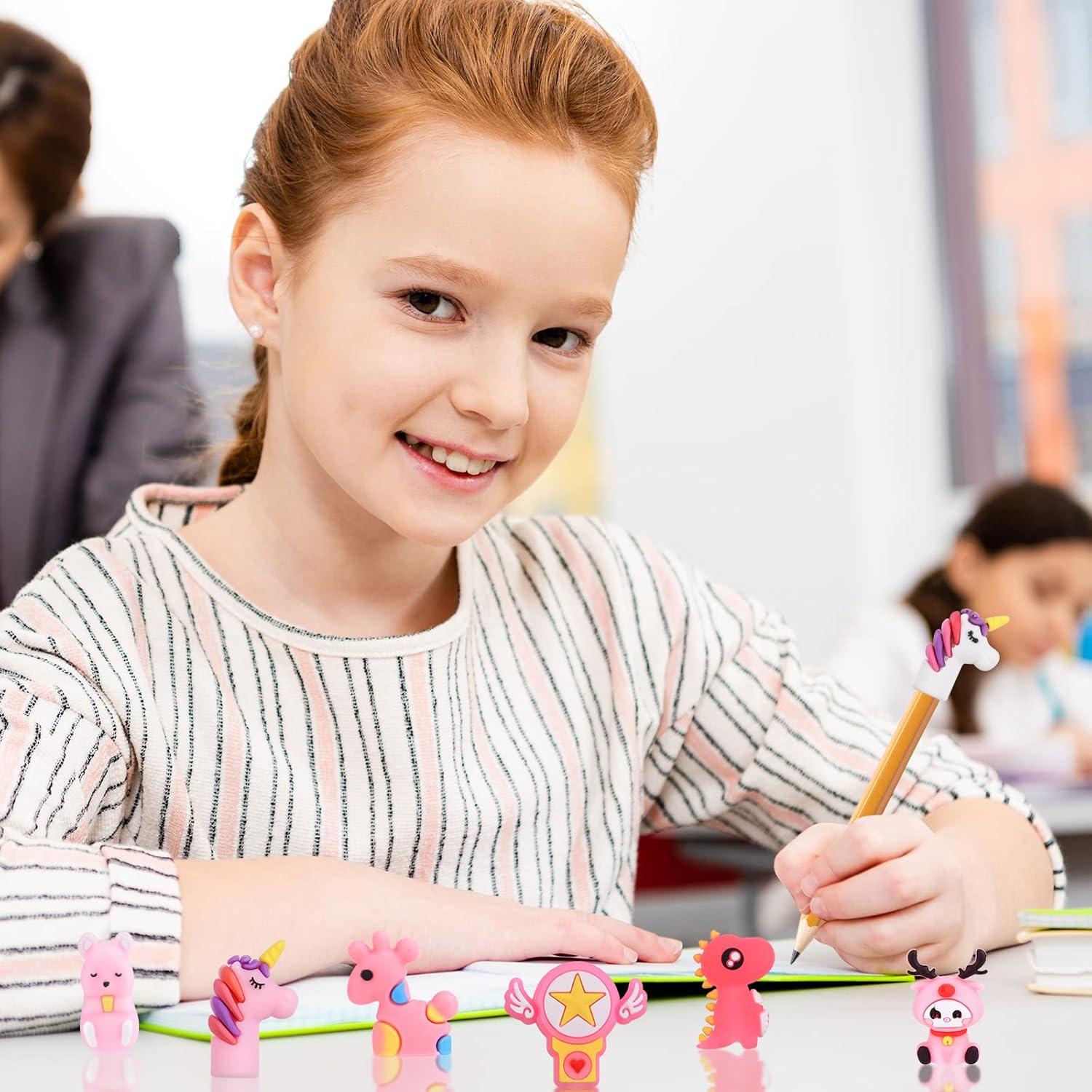 Adornos de Lápiz de Animal 27 Piezas ELECLAND Silicona