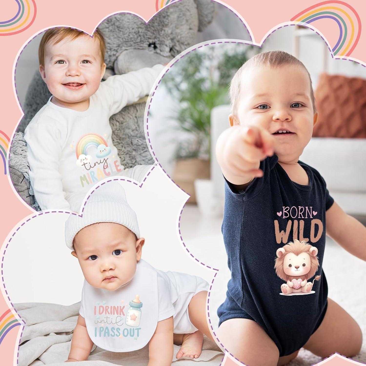 Transferencias de Calor Dazoratix para Bebés - 10 Piezas Animales