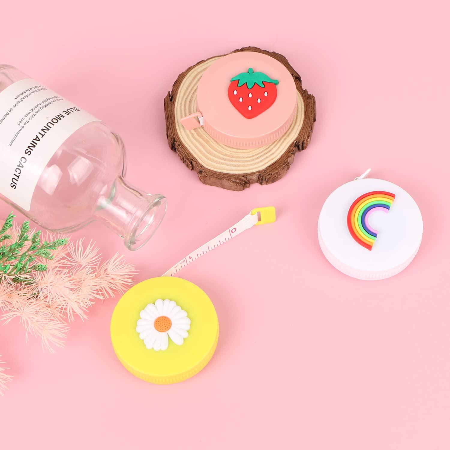 Paquete de 3 Cintas Métricas Retráctiles Cartoon 150 cm