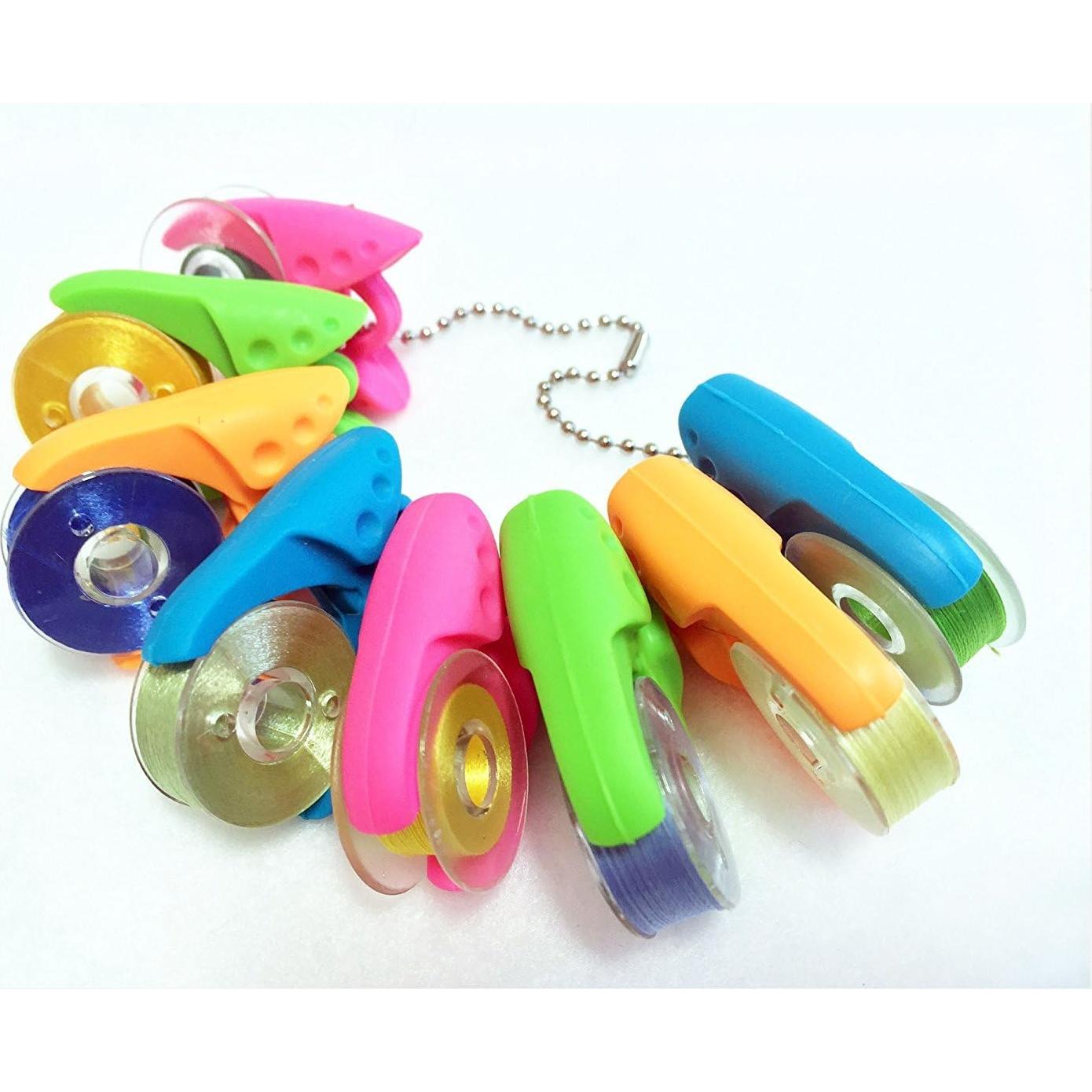 Soporte de Bobinas YEQIN - 48 Abrazaderas Coloridas