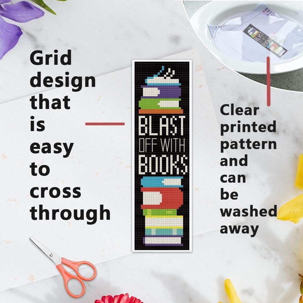 Kit de Marcadores de Punto de Cruz INFUNLY 6 Piezas Multicolor