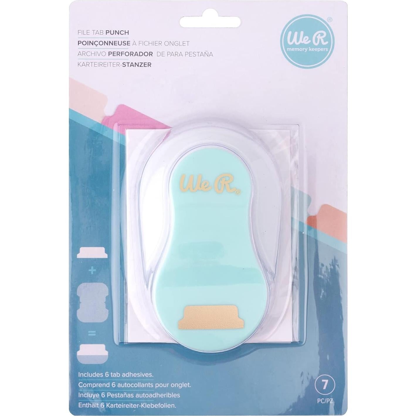 Troquel de Papel para Pestañas We R Memory Keepers Azul - DIY