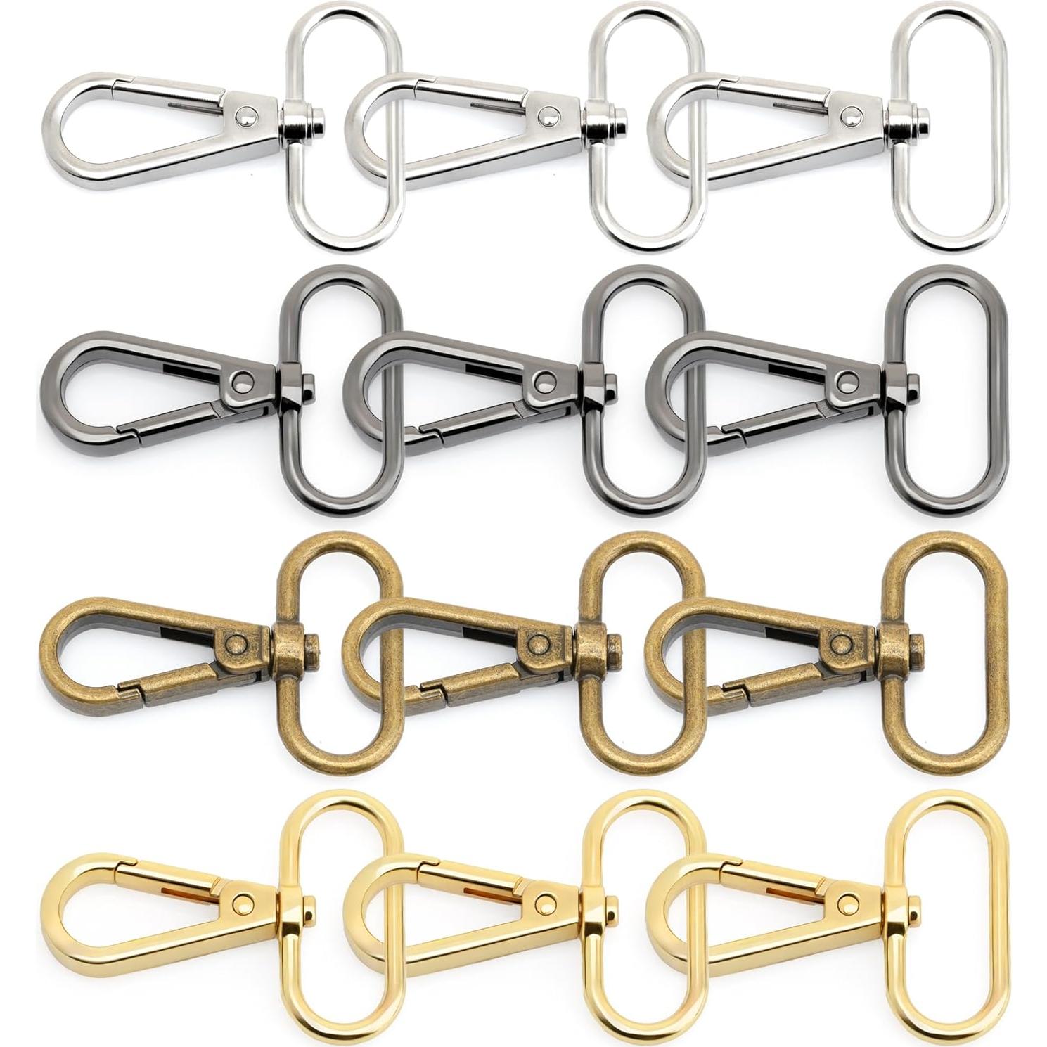 Gancho de Resorte Giratorio CRAFTMEMORE 2.54 cm Paquete de 10