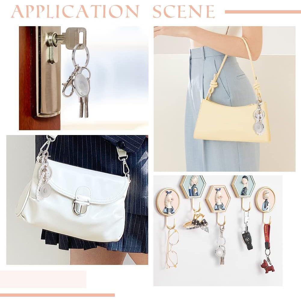 Kit de Llavero DIY DICOSMETIC 20 Sets 20mm Platino