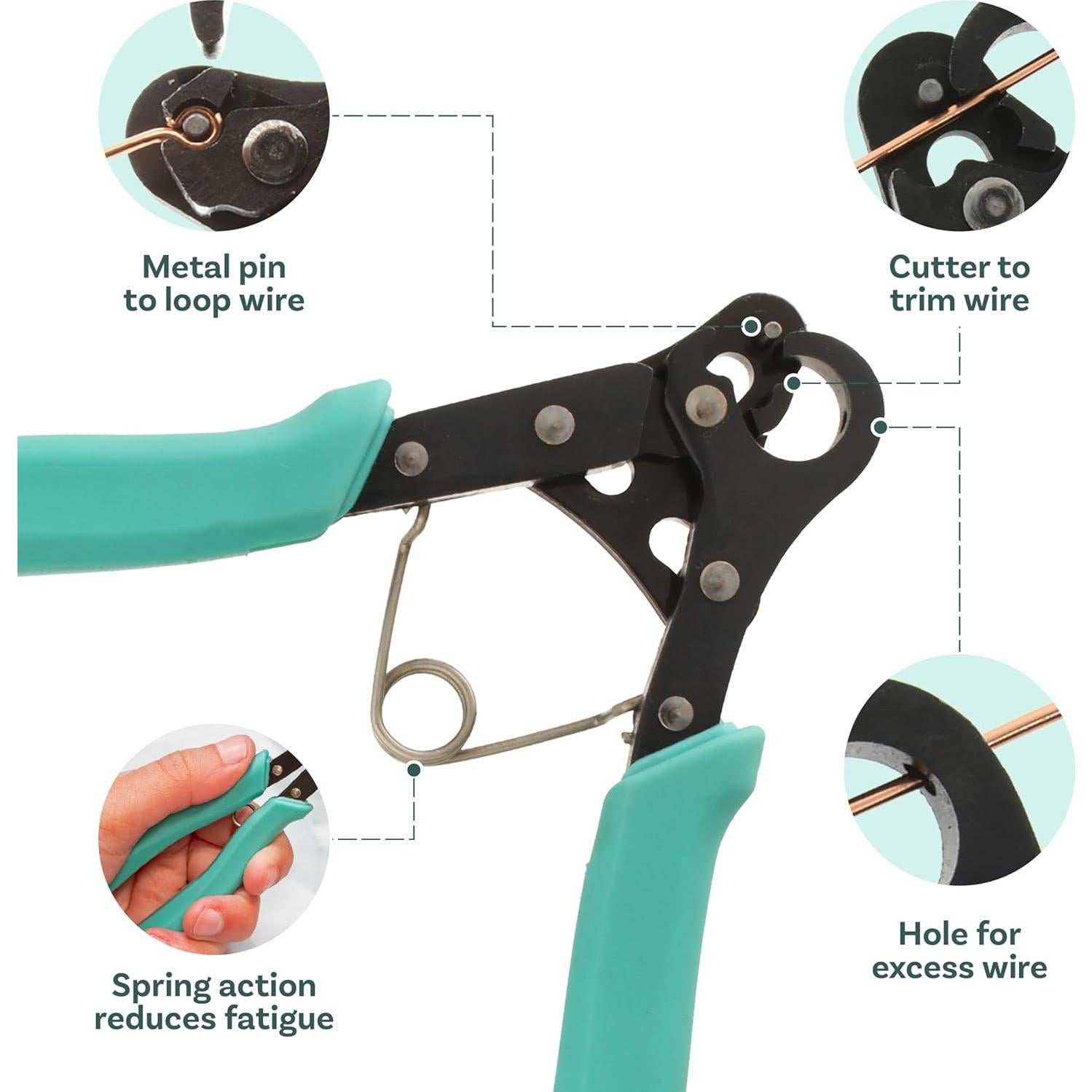 Alicate Beadsmith Vintaj One Step Looper 1.5mm para Joyería