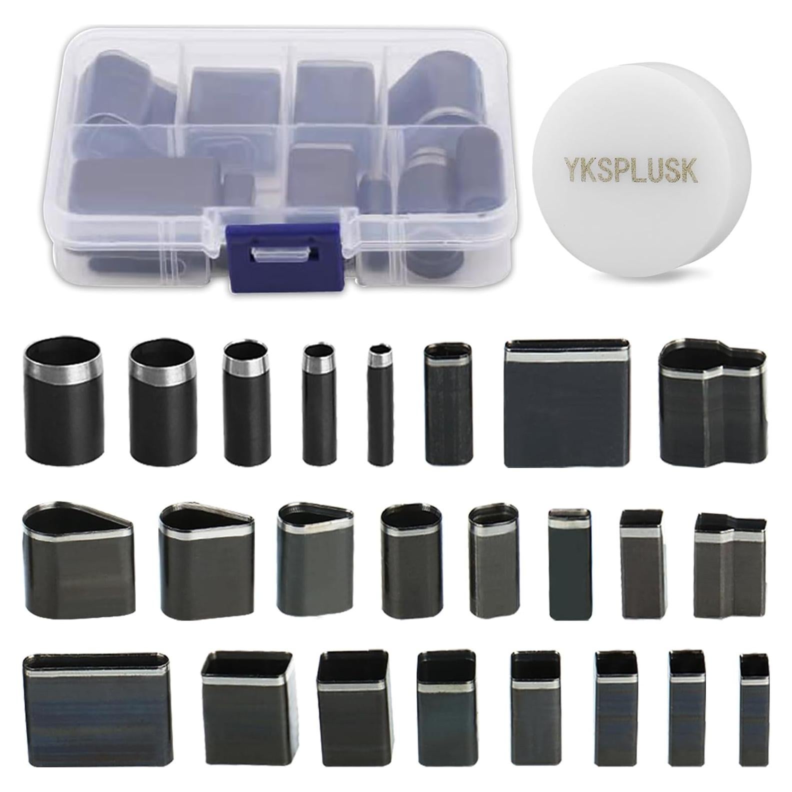 Juego de Perforación de Agujeros de Cuero YKSPLUSK 25 Piezas