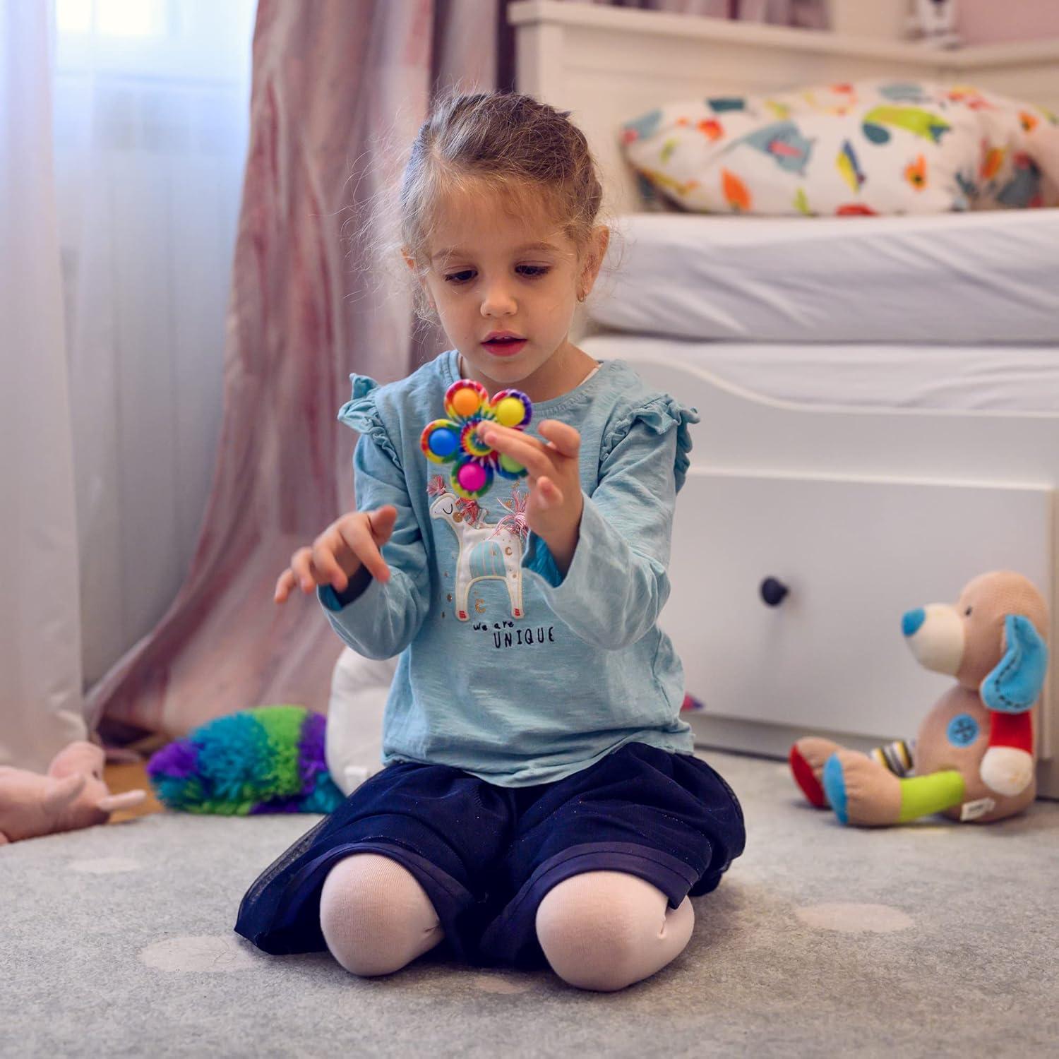 Spinner Fidget Nutty Toys Tye-Dye 7.87cm Alivio Estrés