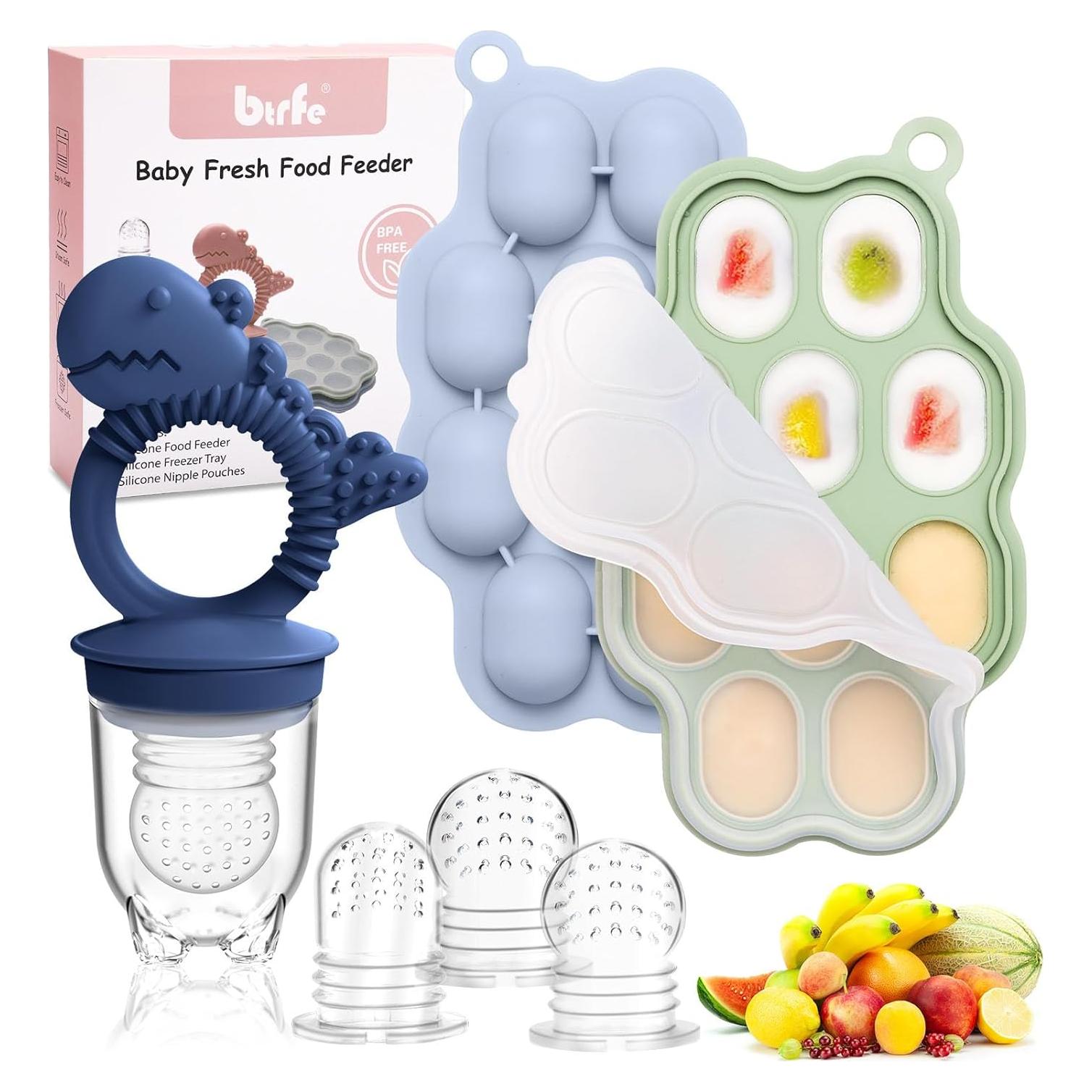 Moldes de Popsicle de Leche Materna y Chupete Alimentador Btrfe