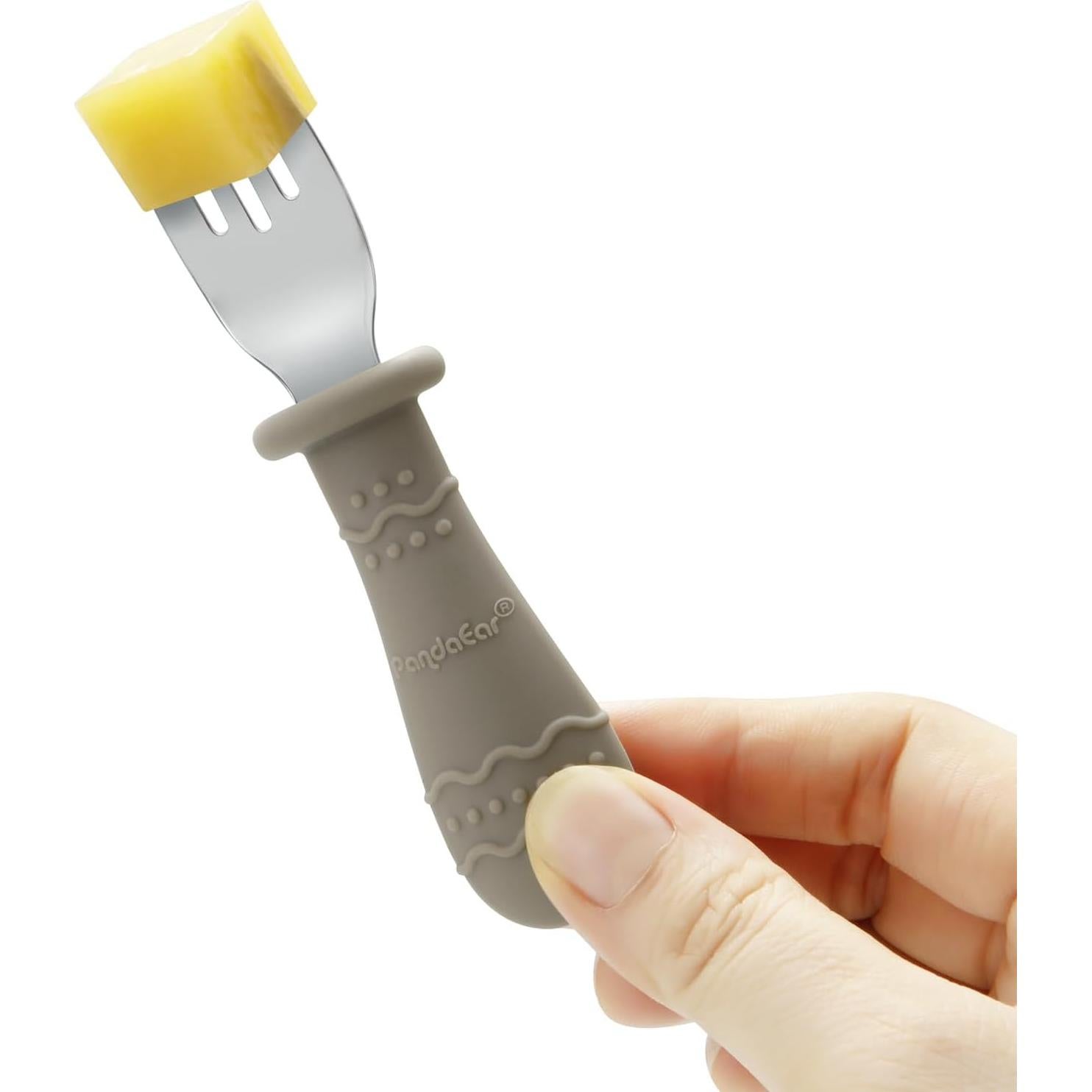 Set de Utensilios PandaEar para Niños - 6 Piezas Acero Inoxidable