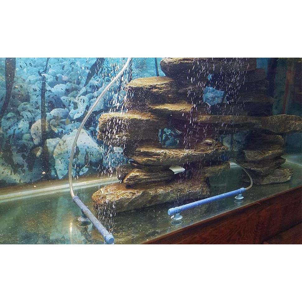 Piedra de Aire para Acuario WishLotus 2 Piezas Azul