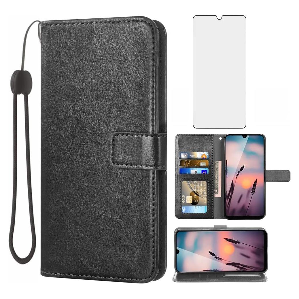 Funda Plegable Asuwish para Cricket Debut S2 con Protector