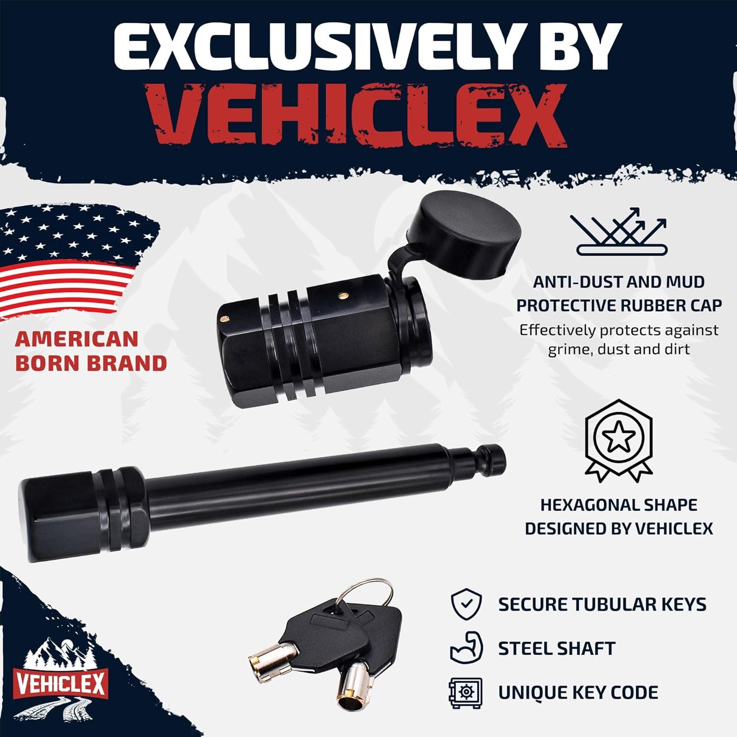 Candados de Pasador Vehiclex para Enganche 2" - Juego de 2