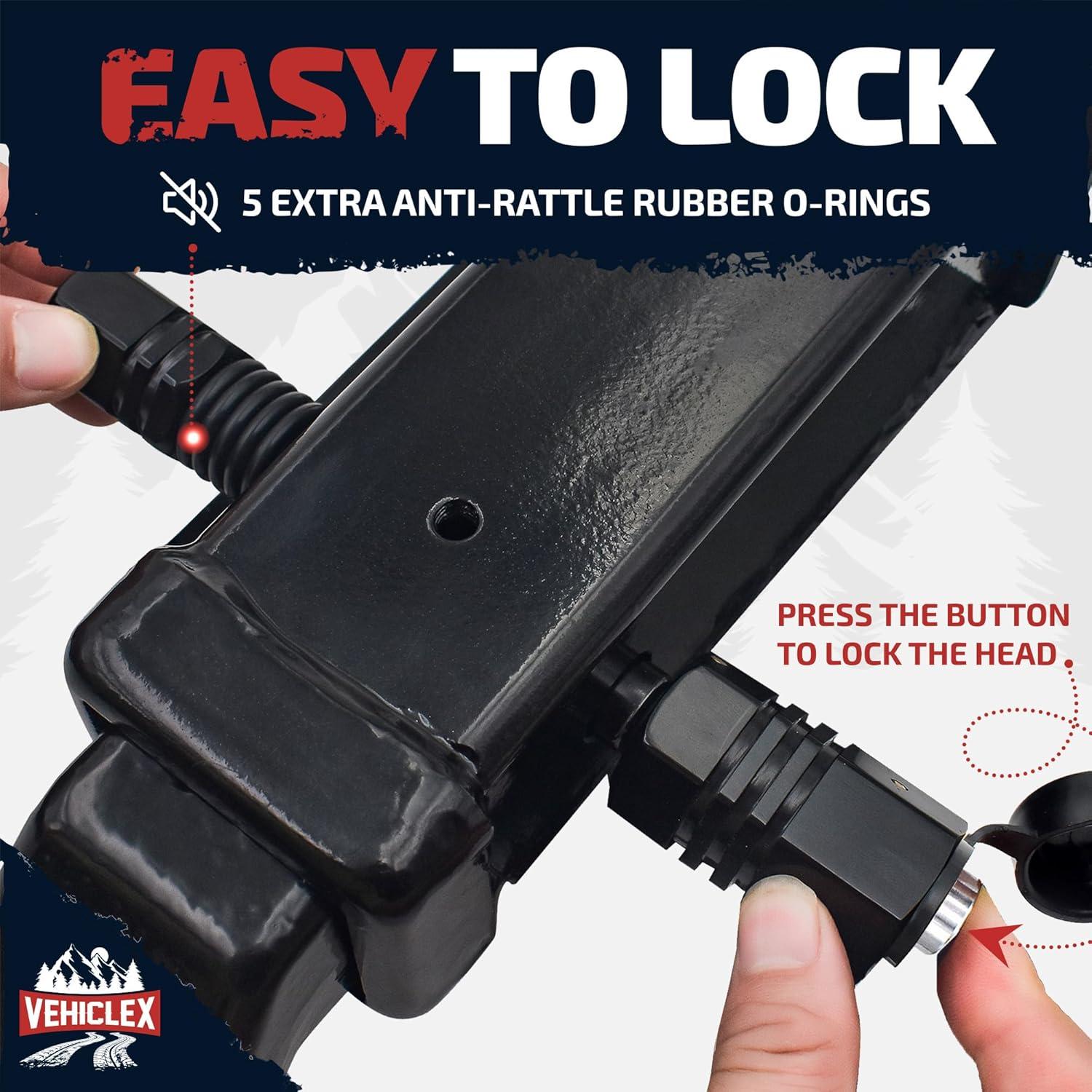 Candados de Pasador Vehiclex para Enganche 2" - Juego de 2