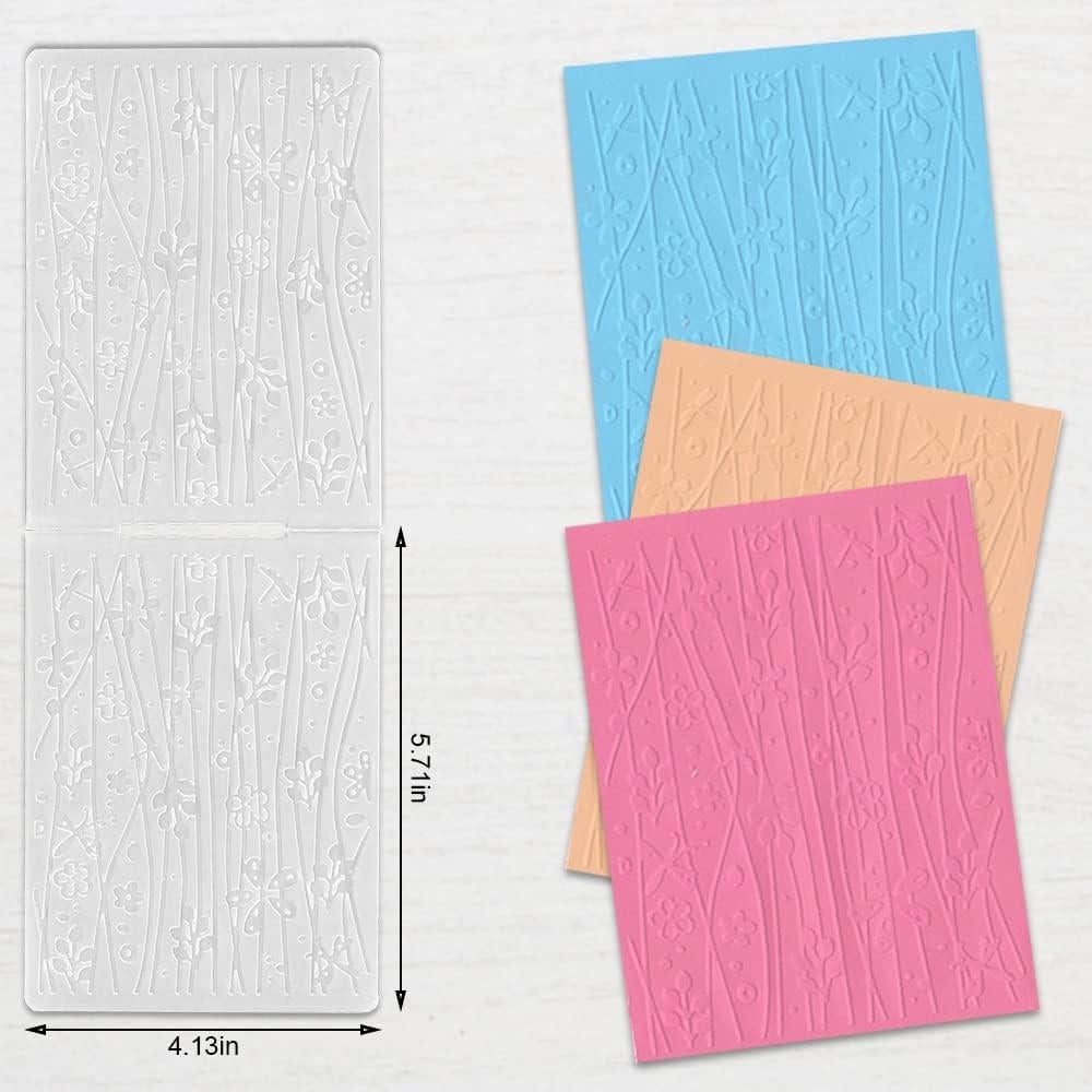 Carpeta de Embossing 3D Hying Flores y Ramas 14.5x10.5 cm