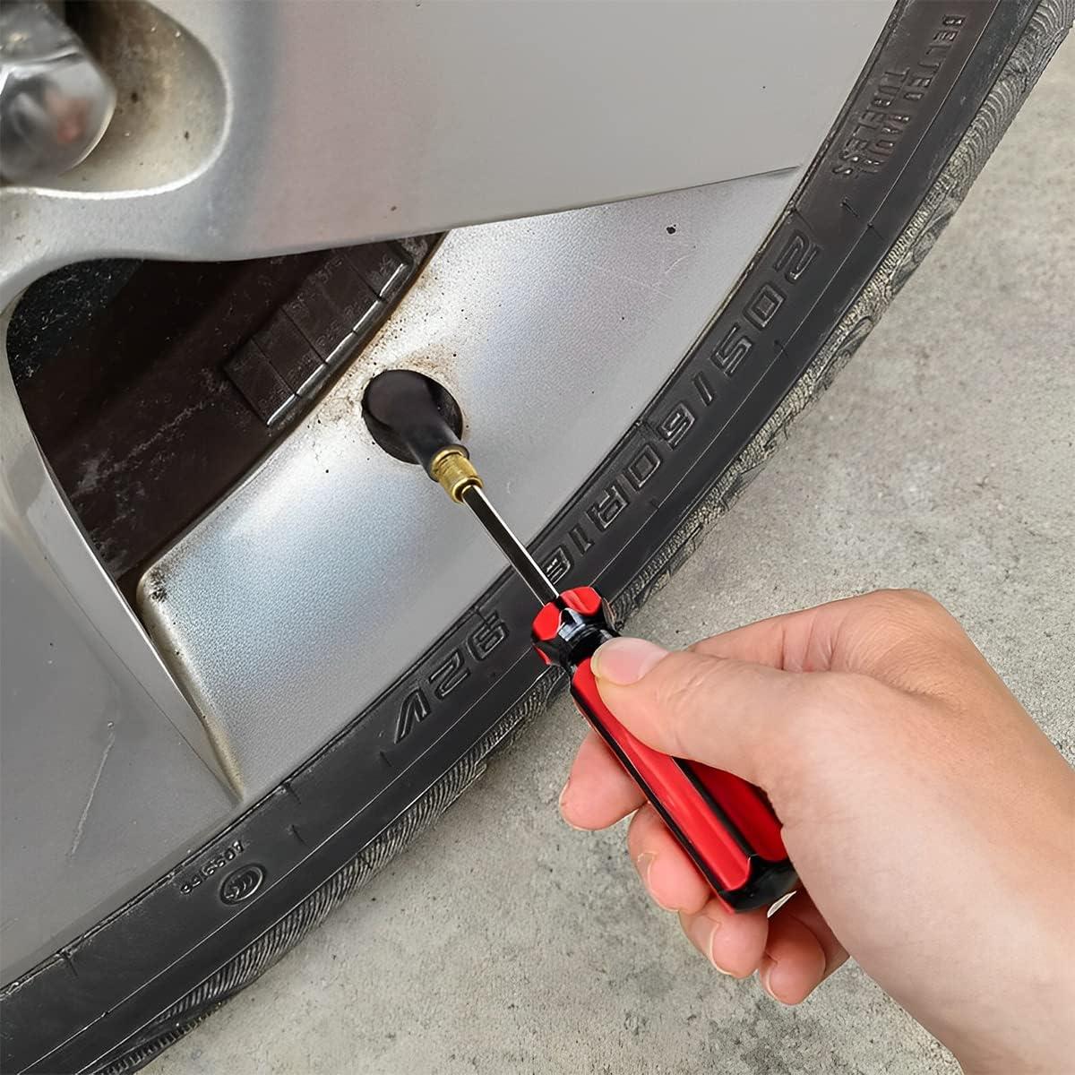 Juego de Herramientas para Válvula de Neumático AICEL - 40 Núcleos y 20 Tapas