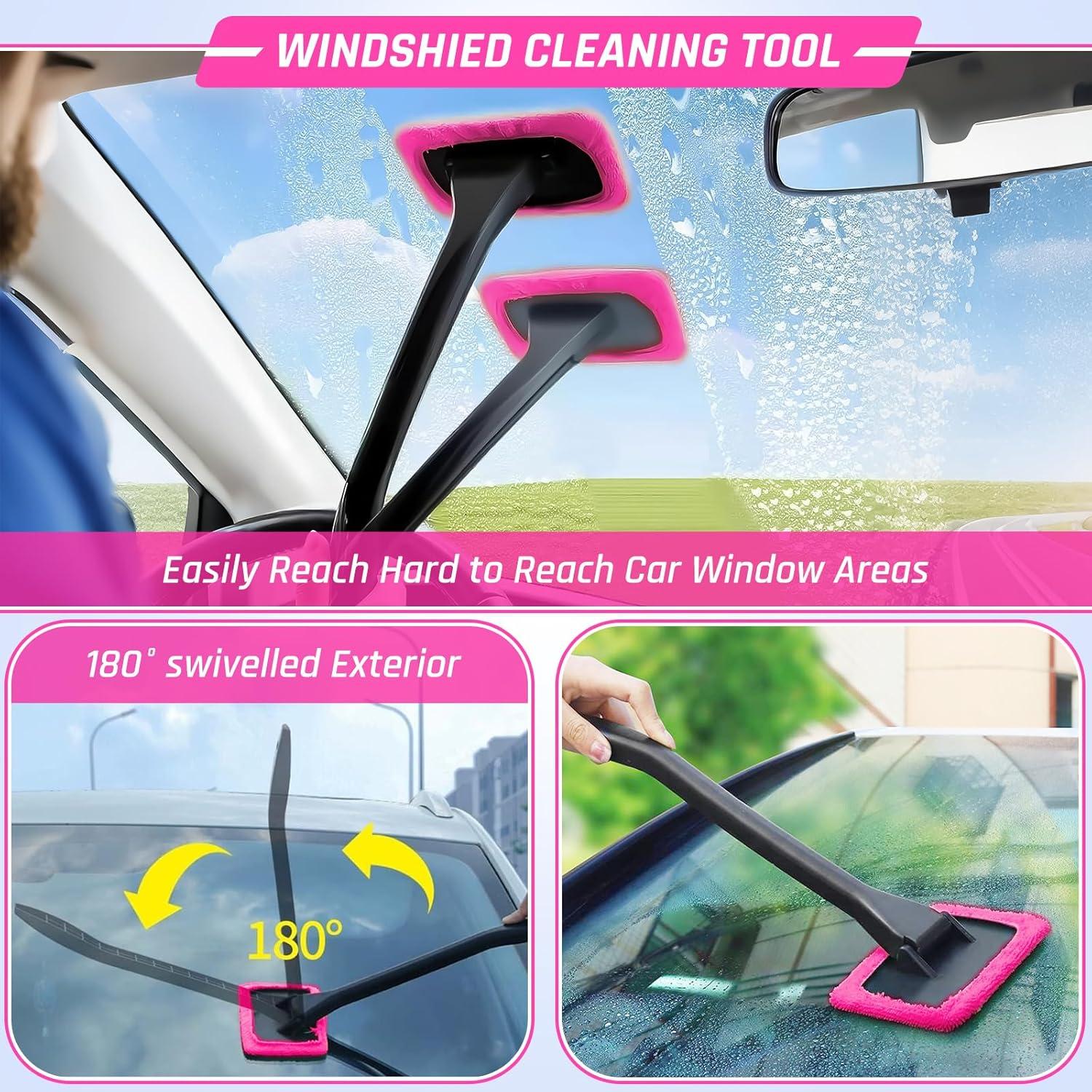 Kit de Detallado de Automóviles Rosa 34 Piezas Fortuning's JDS