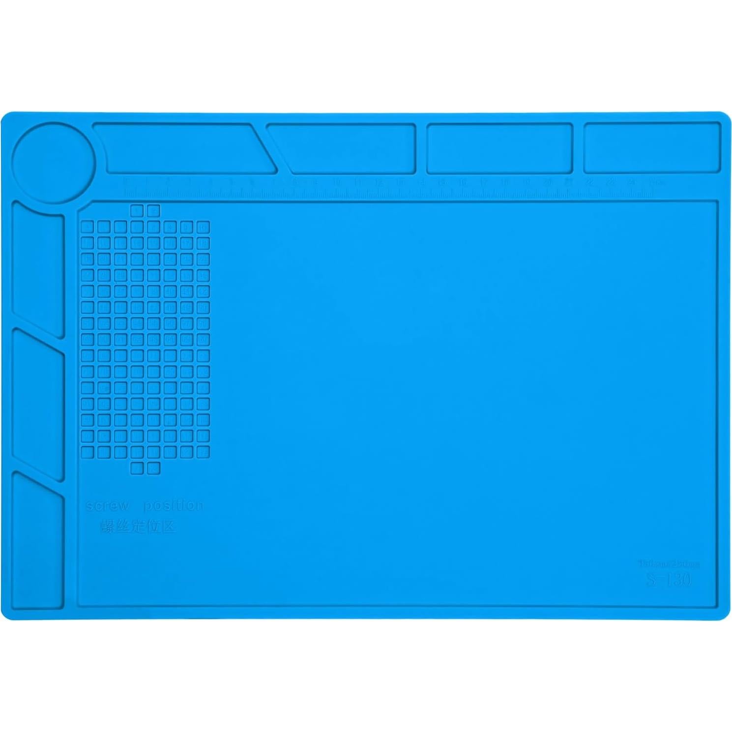 Alfombrilla de Soldadura de Silicona PAFOWO S-130 35x25cm