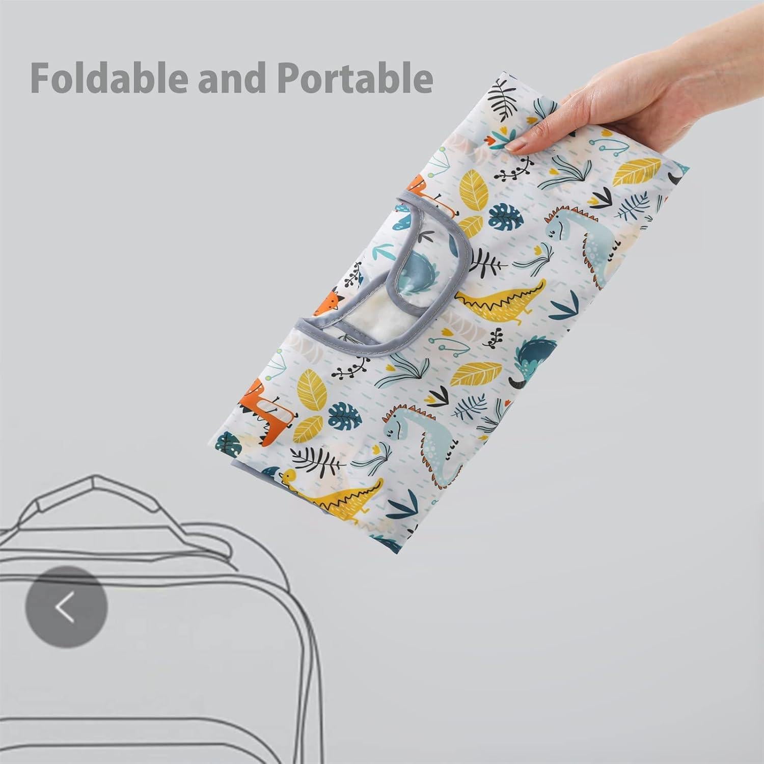 Paquete de 5 Baberos de Manga Larga Impermeables para Bebés