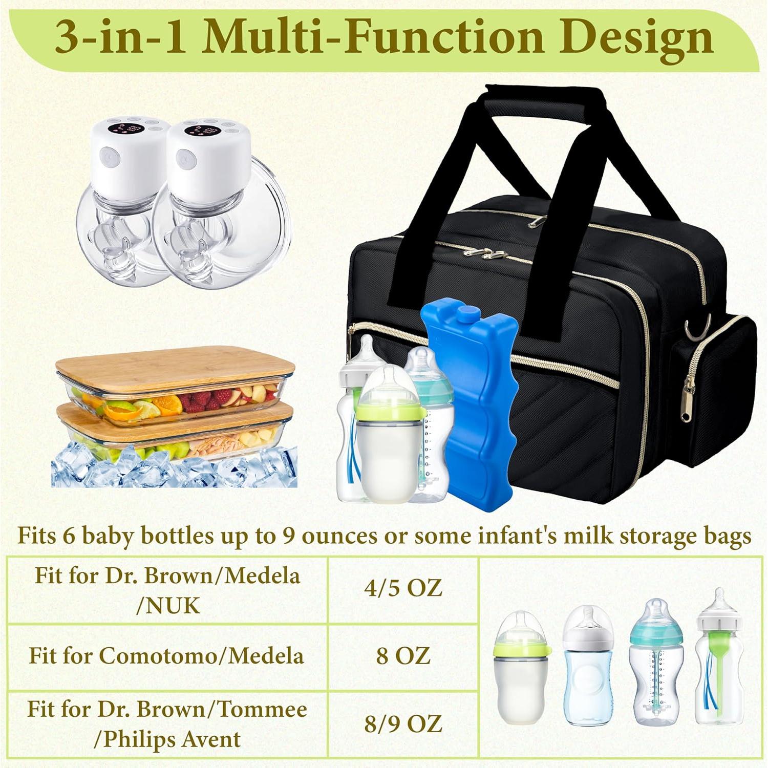 Bolsa de Enfriamiento de Leche Materna GDNasist para 6 Biberones