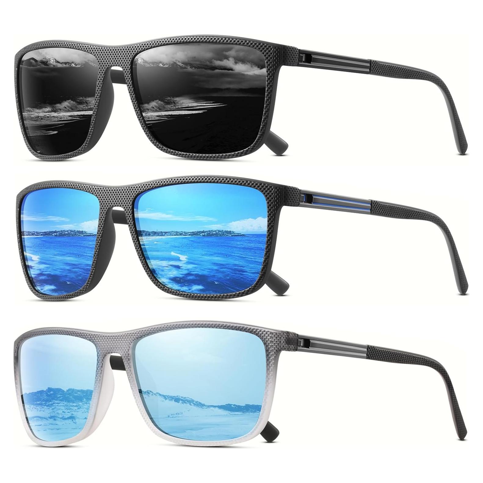 Gafas de sol polarizadas DioKiw UV400 para hombres - 3 colores