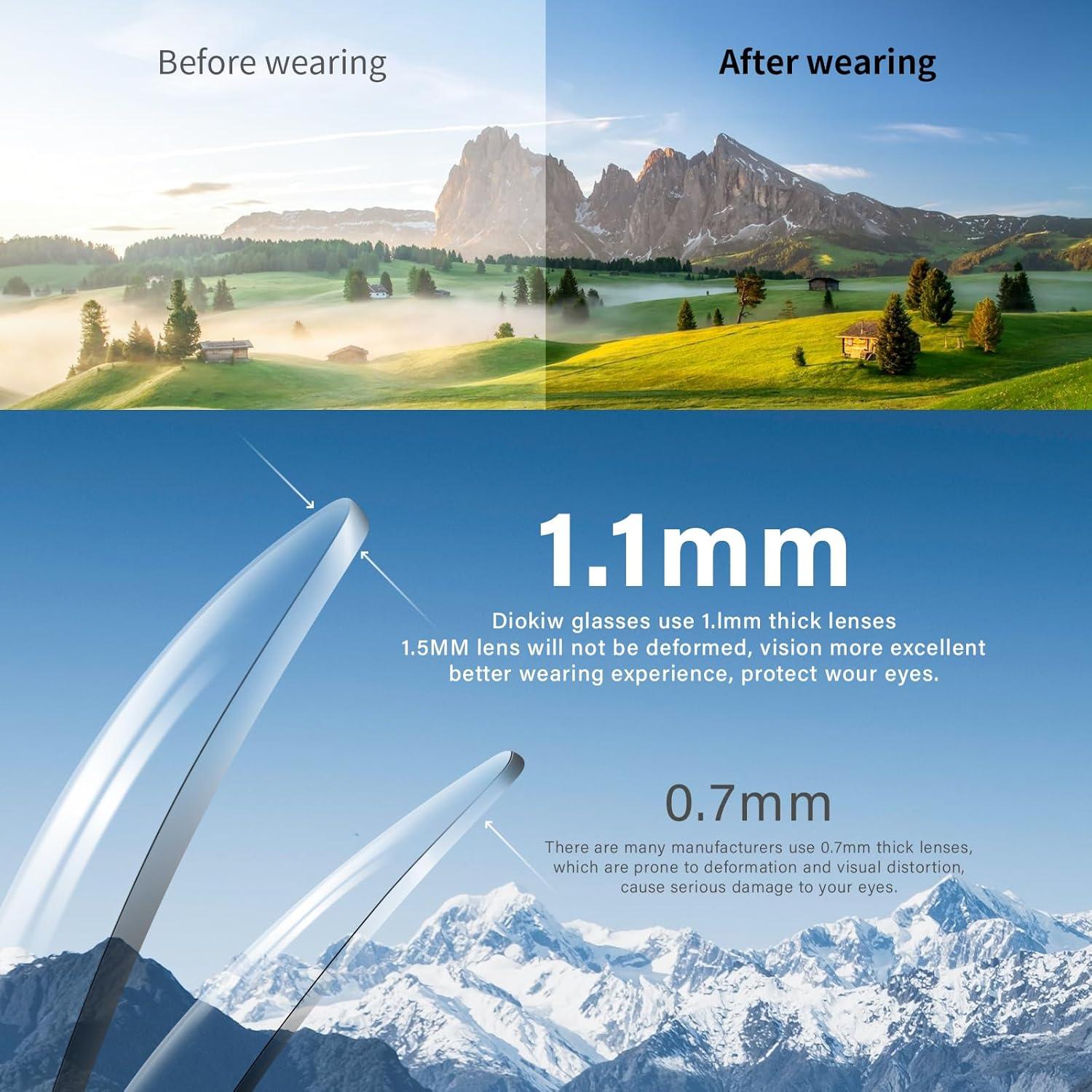 Gafas de sol polarizadas DioKiw UV400 para hombres - 3 colores