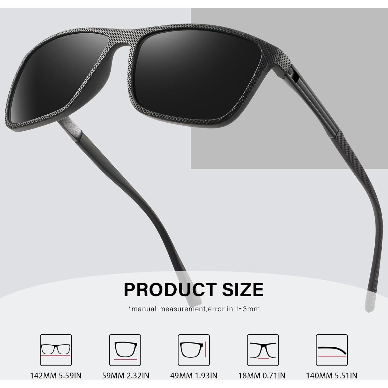 Gafas de sol polarizadas DioKiw UV400 para hombres - 3 colores