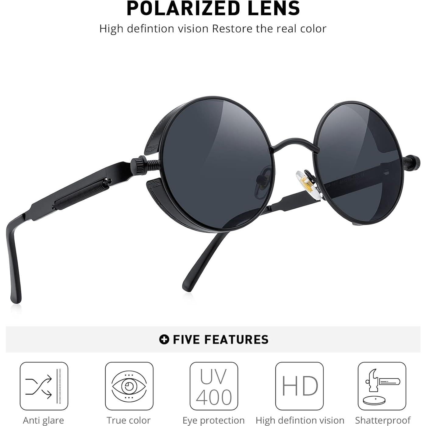 Gafas de sol góticas steampunk MERRY'S S567 para unisex