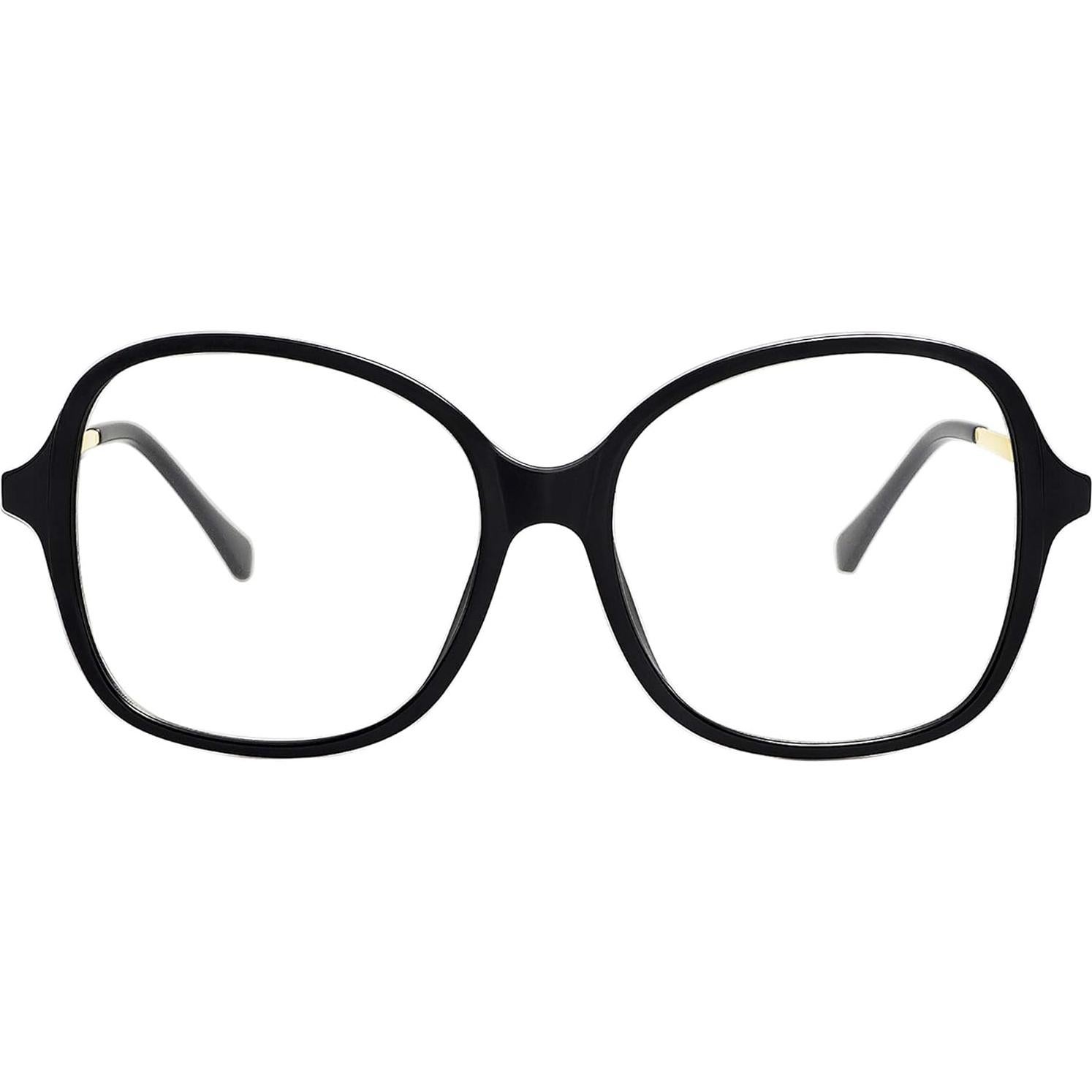 Gafas Cuadradas Sobredimensionadas SOJOS Anti-Luz Azul Mujer